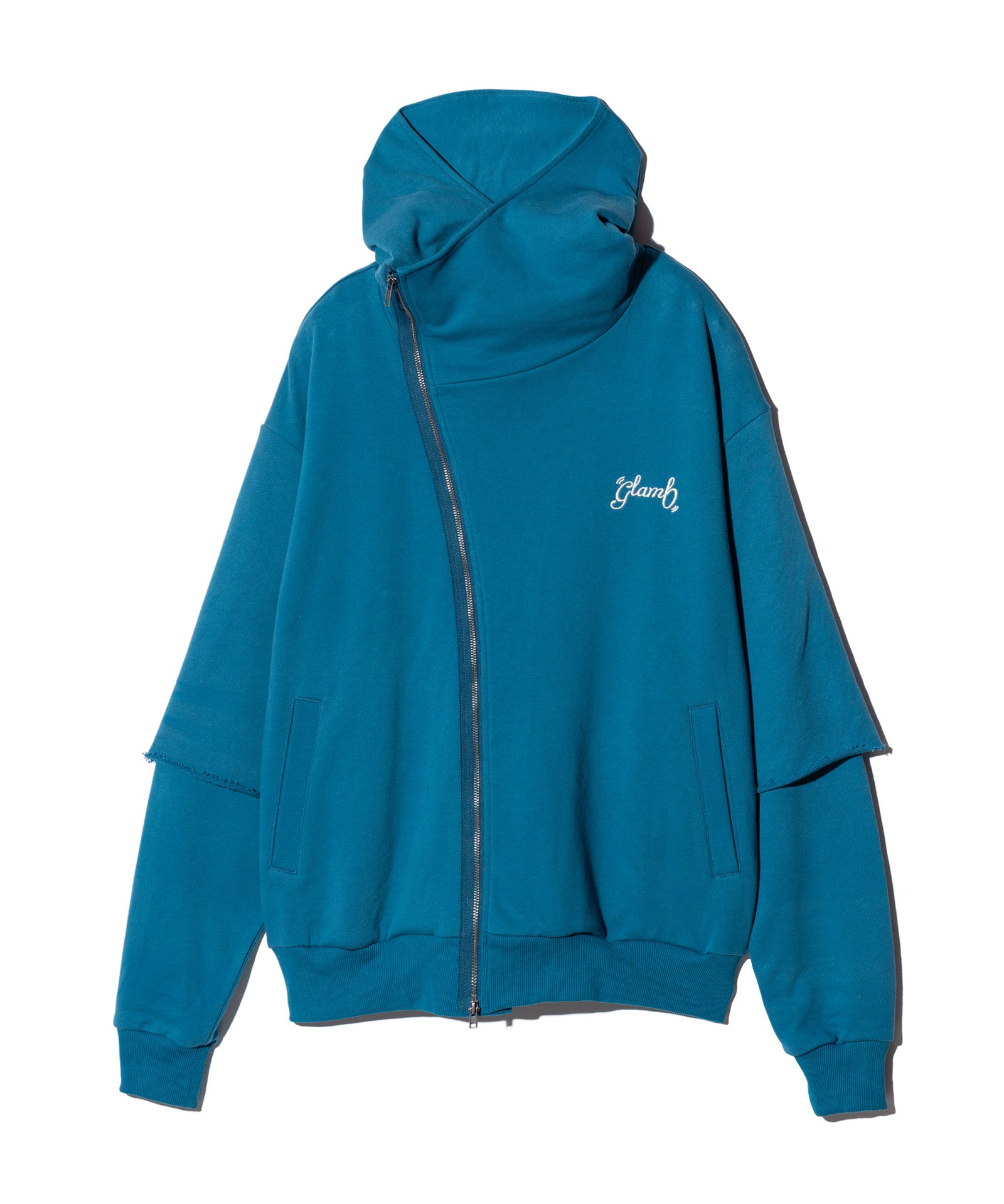 Archive 変形 パーカー lgb if asymmetry kmrii GB0125/CS21: Asymmetry Layered Hoodie | glamb Online Store