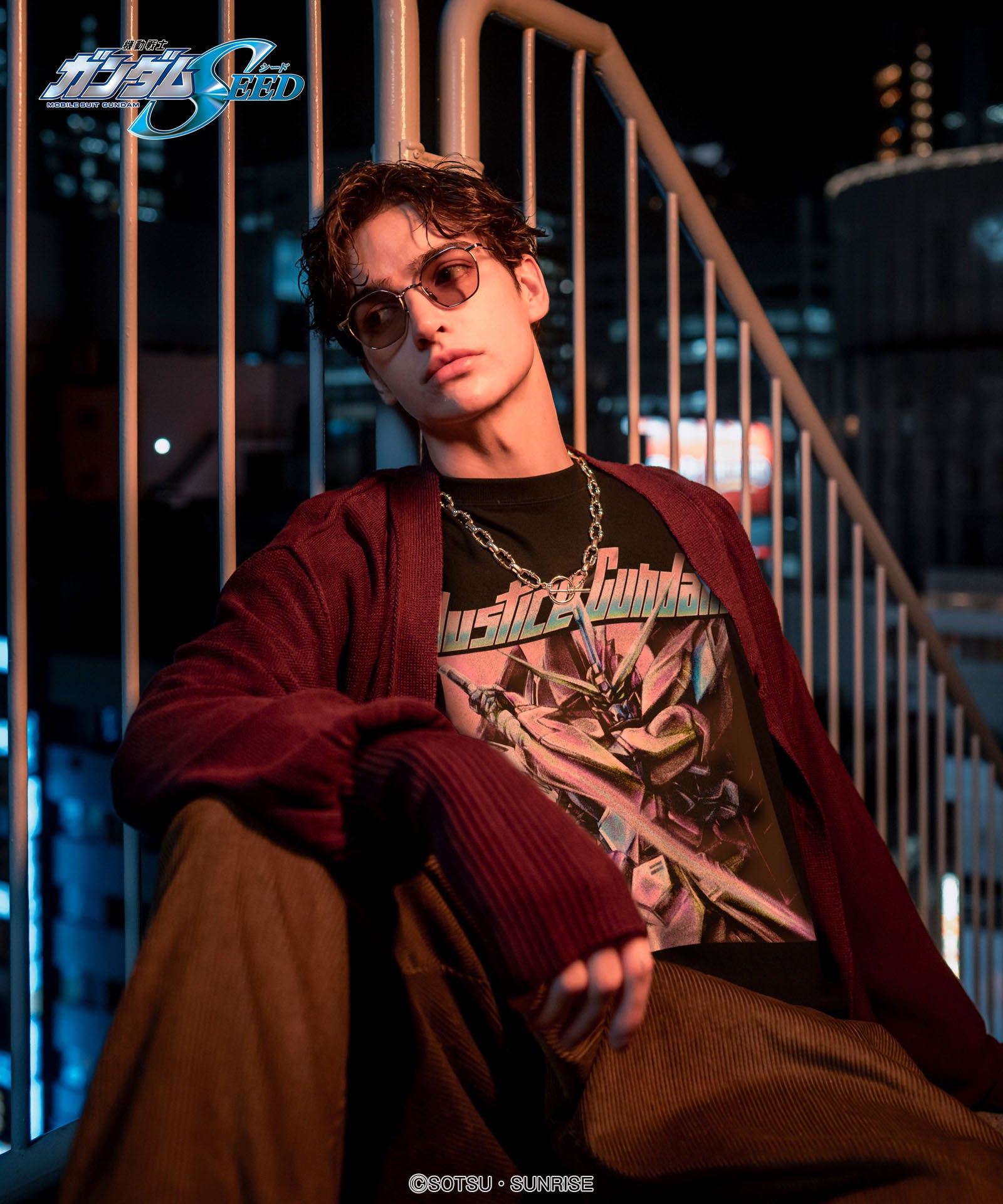 GB0125/GS05 : Justice Gundam Long Sleeves T-Shirt / ジャスティス