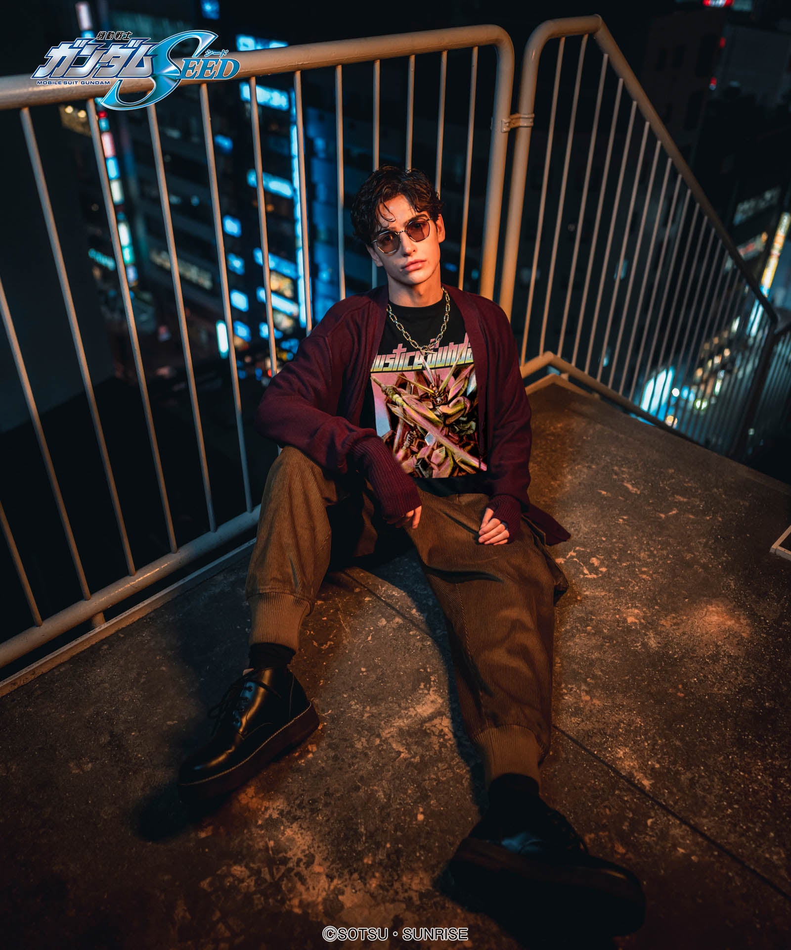 GB0125/GS05 : Justice Gundam Long Sleeves T-Shirt / ジャスティス