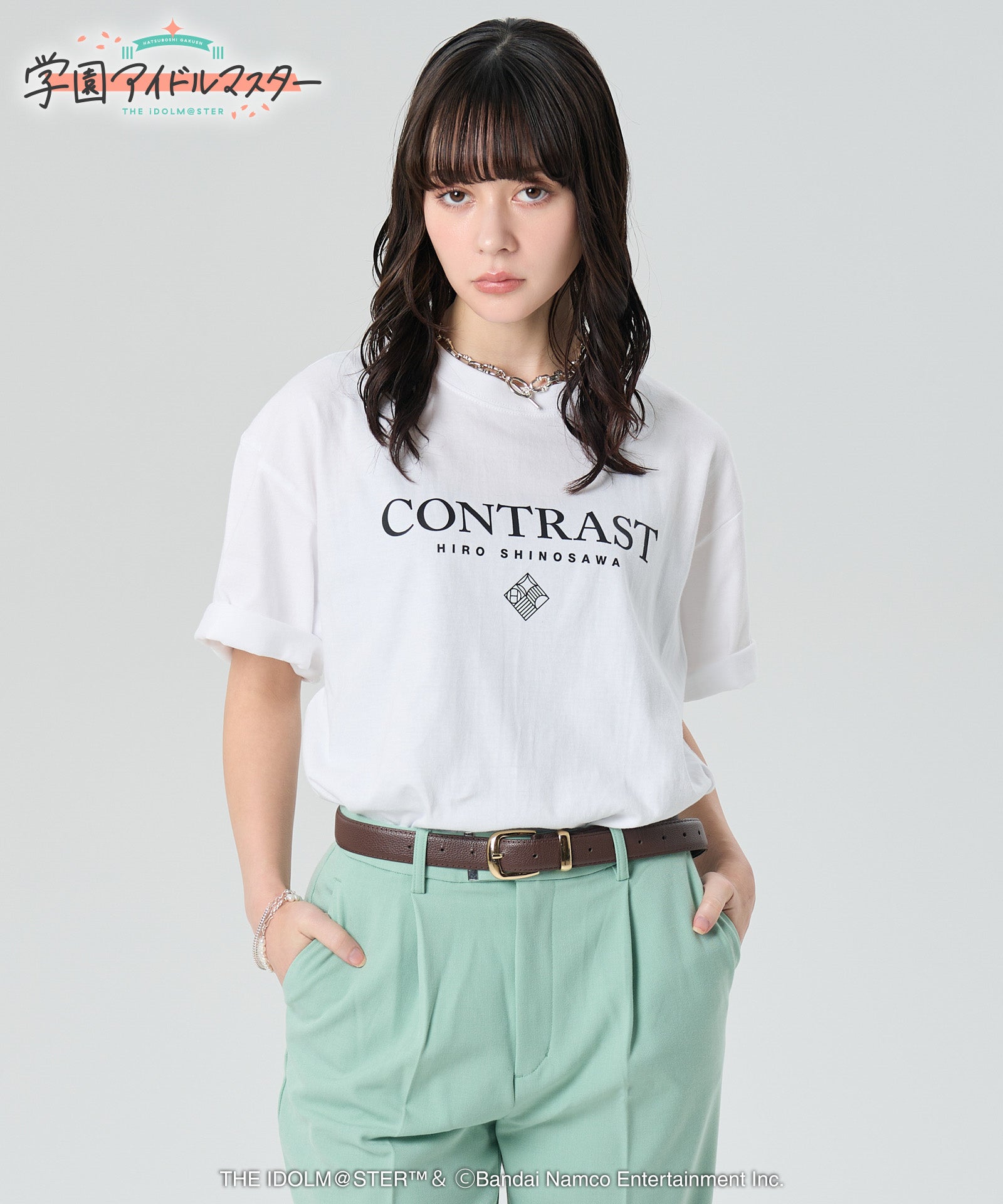 GG0125/IM02: Contrast Tee / Contrast T-shirt – glamb Online Store