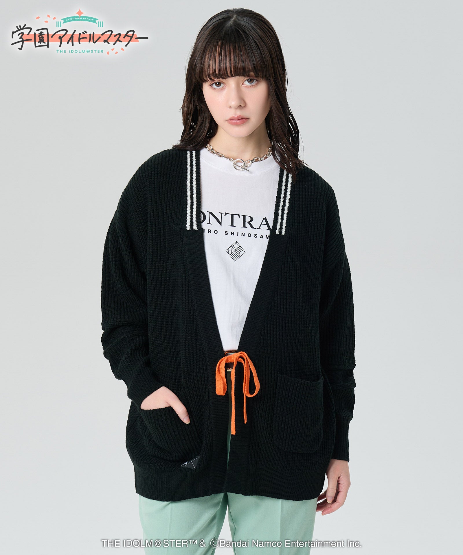 glamb 学園アイドルマスター 篠澤広 ヒロカーディガン ブラックL 学園アイドルマスター 篠澤 広 | gladgarb – glamb Online Store