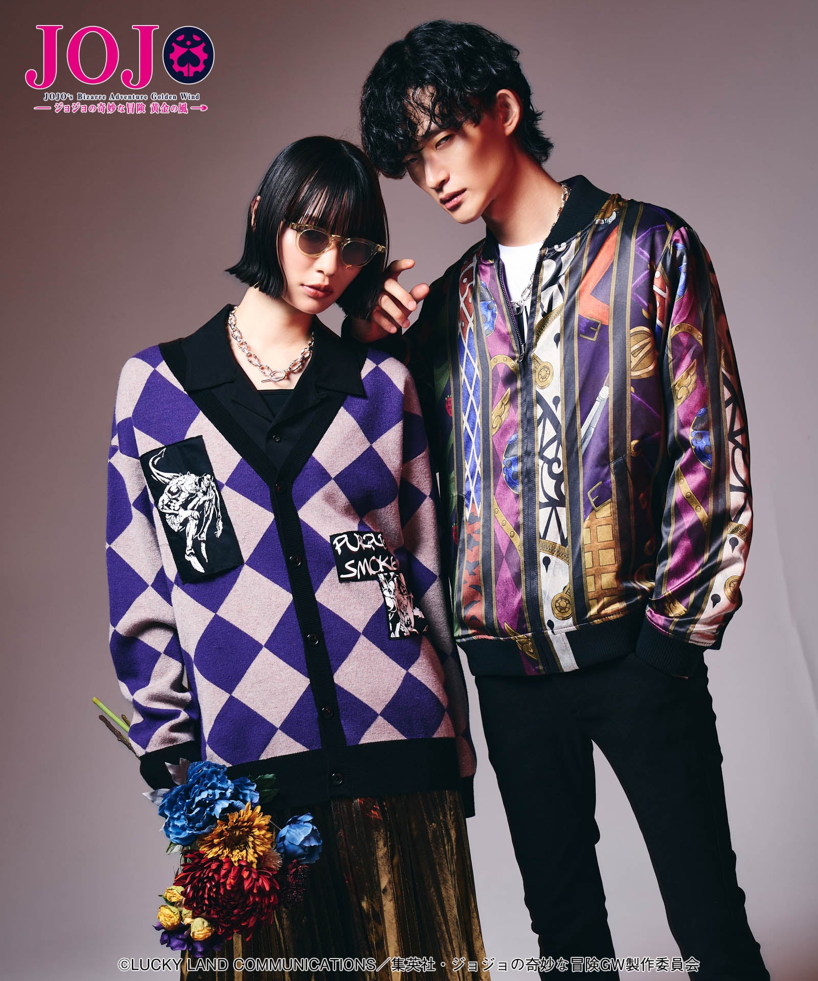 glamb ジョルノ ジョバァーナ スカジャケット M ジョジョの奇妙な冒険 Giorno Giovanna ska JKT / ジョルノ・ジョバァーナスカ