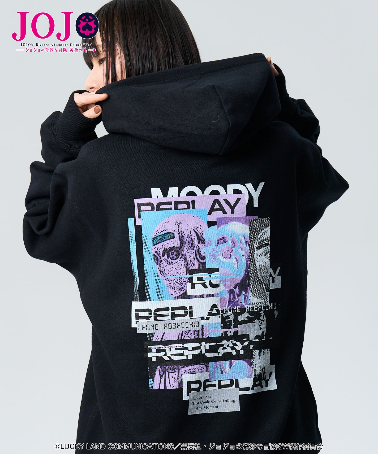 GB0125/JJ09: Leone Abbacchio's Stand Hoodie | glamb Online Store