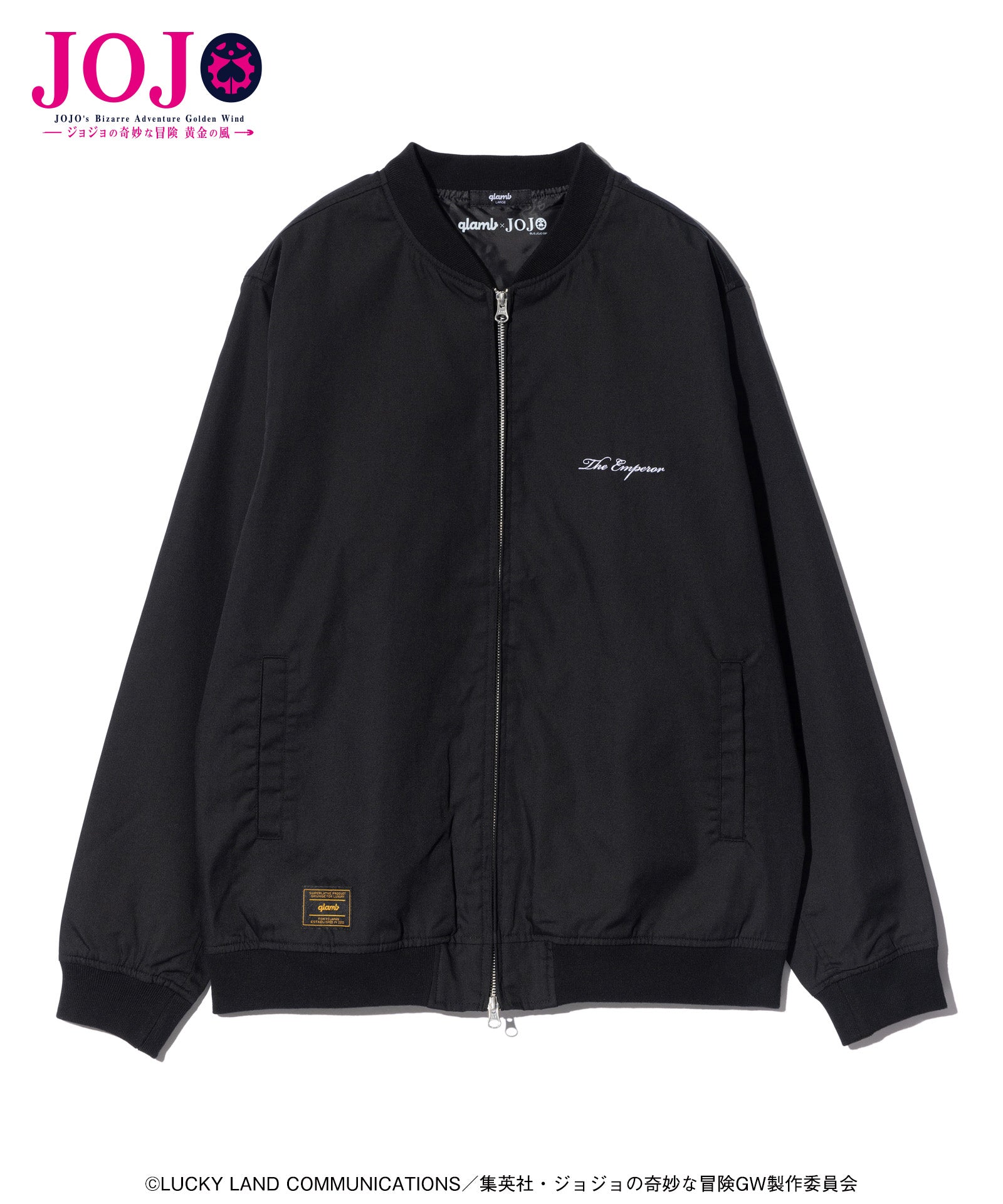 ジョジョの奇妙な冒険×glamb ディアボロMA1 ブラック GB0125/JJ13 : Diavolo's Stand Blouson – glamb Online Store