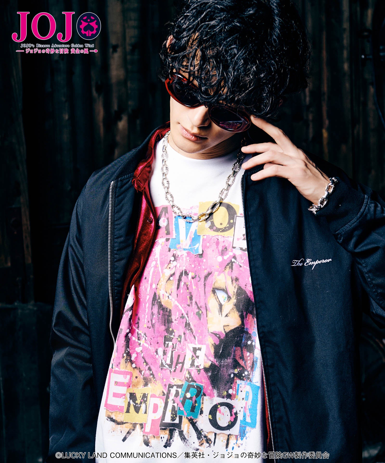 ジョジョの奇妙な冒険×glamb ディアボロMA1 ブラック ジョジョの奇妙な冒険×glamb ディアボロMA1 ブラック