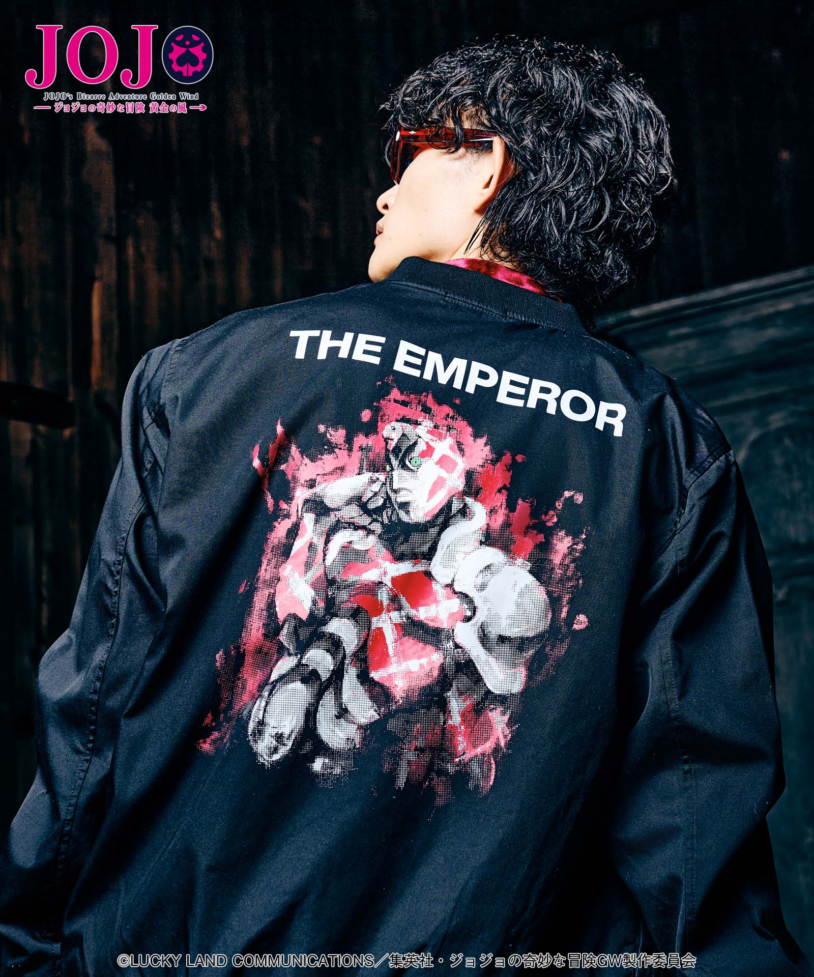 ジョジョの奇妙な冒険×glamb ディアボロMA1 ブラック GB0125/JJ13 : Diavolo's Stand Blouson – glamb Online Store