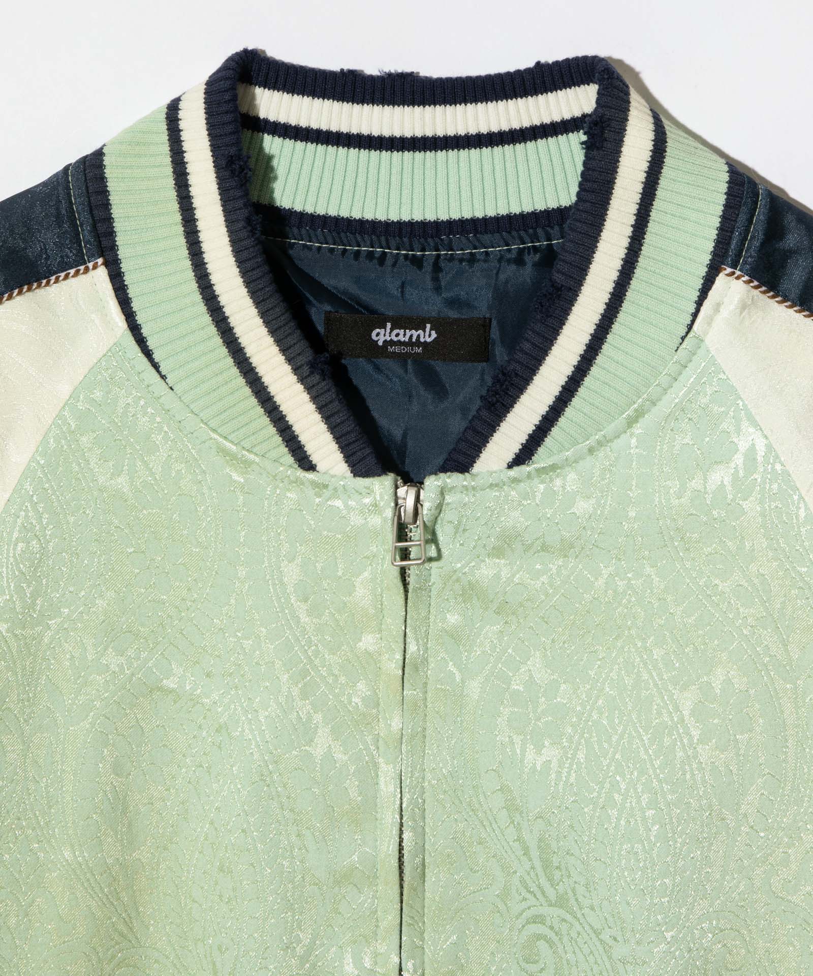 N018 glamb Aging Paisley ska jamper 未使用品 GB0125/JKT06 : Aging Paisley Ska Jumper / エイジングペイズリースカ
