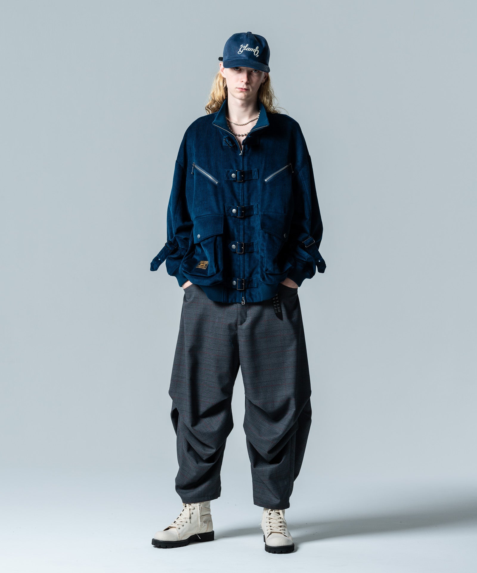 GB0125/JKT13: Corduroy Bondage Jacket / Corduroy Bondage Jacket