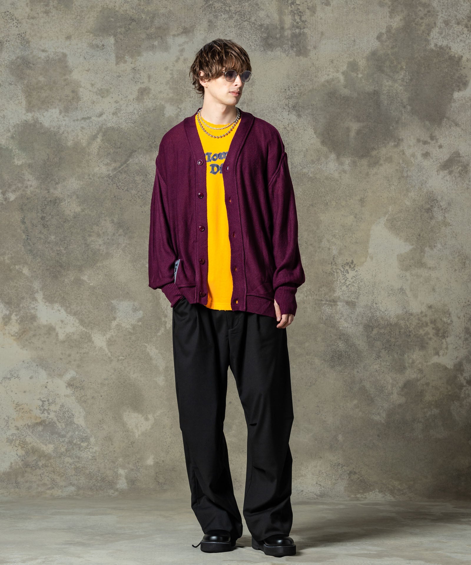 GB0125/P01 : STUNN Baggy Slacks / スタンバギースラックス | glamb