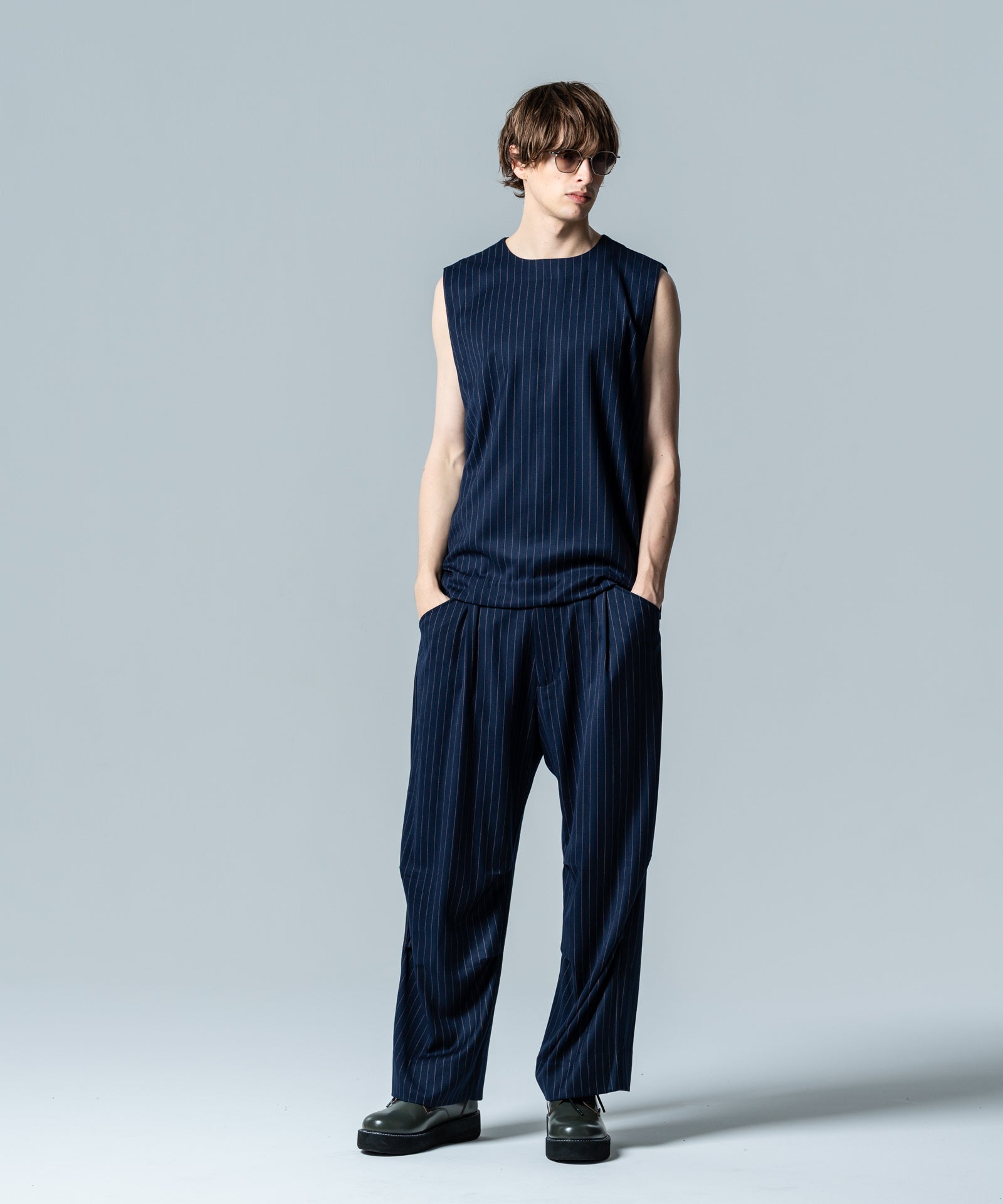 GB0125/P01 : STUNN Baggy Slacks / スタンバギースラックス – glamb