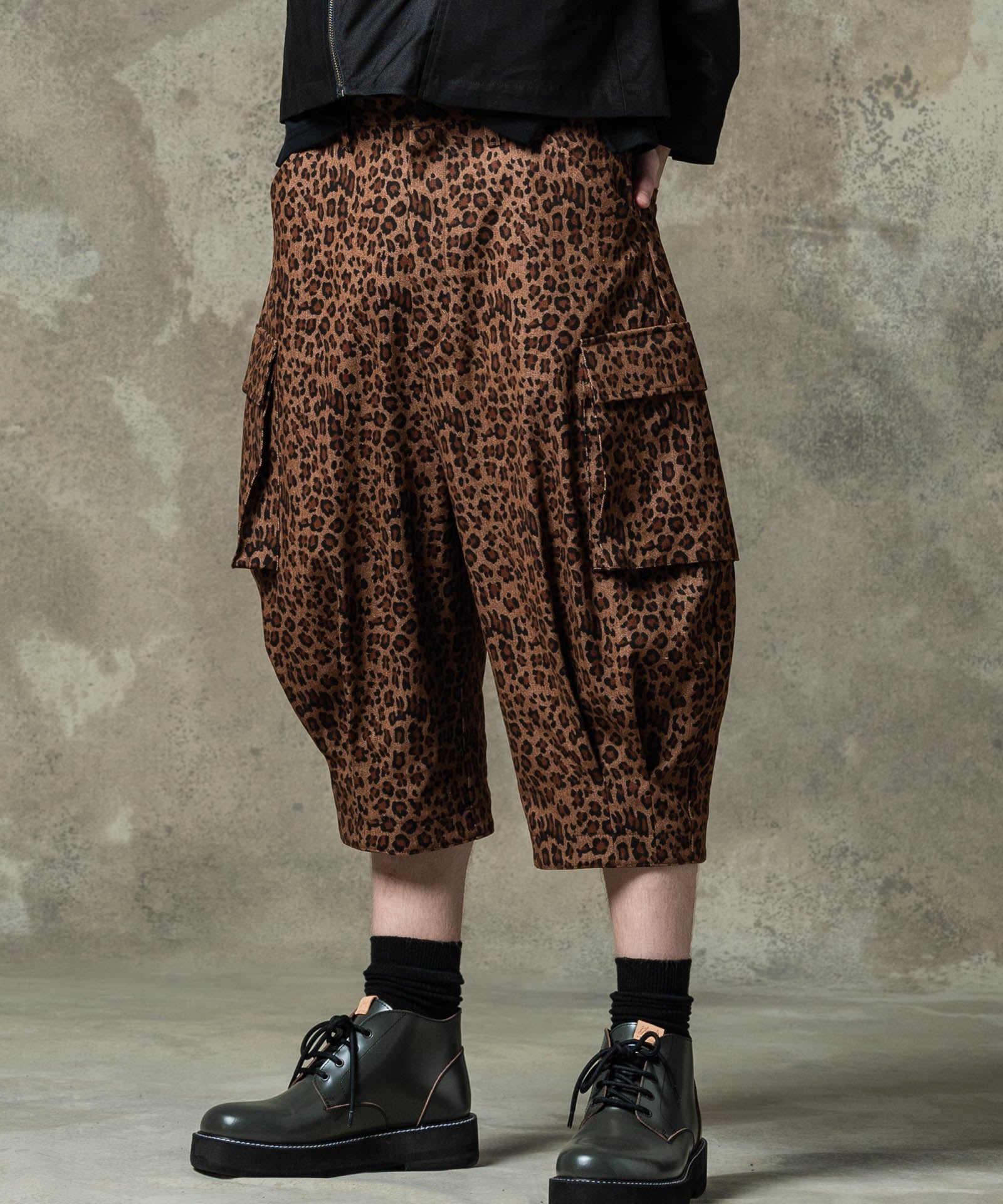 GB0125/P04 : Cropped Sarrouel Cargo Pants / クロップドサルエル