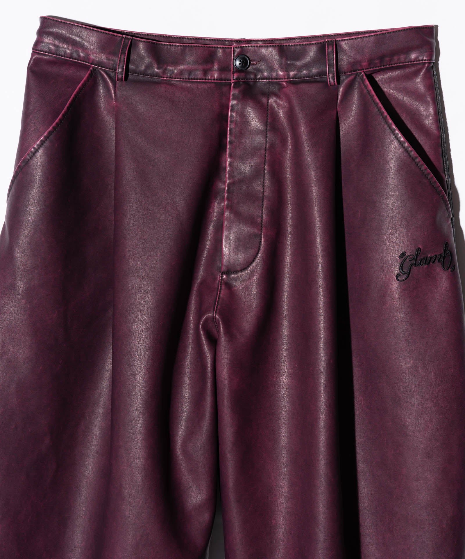 glamb グラム　Shinin layered pants リブパンツ glamb グラム Shinin layered pants リブパンツ glamb グラム Shinin