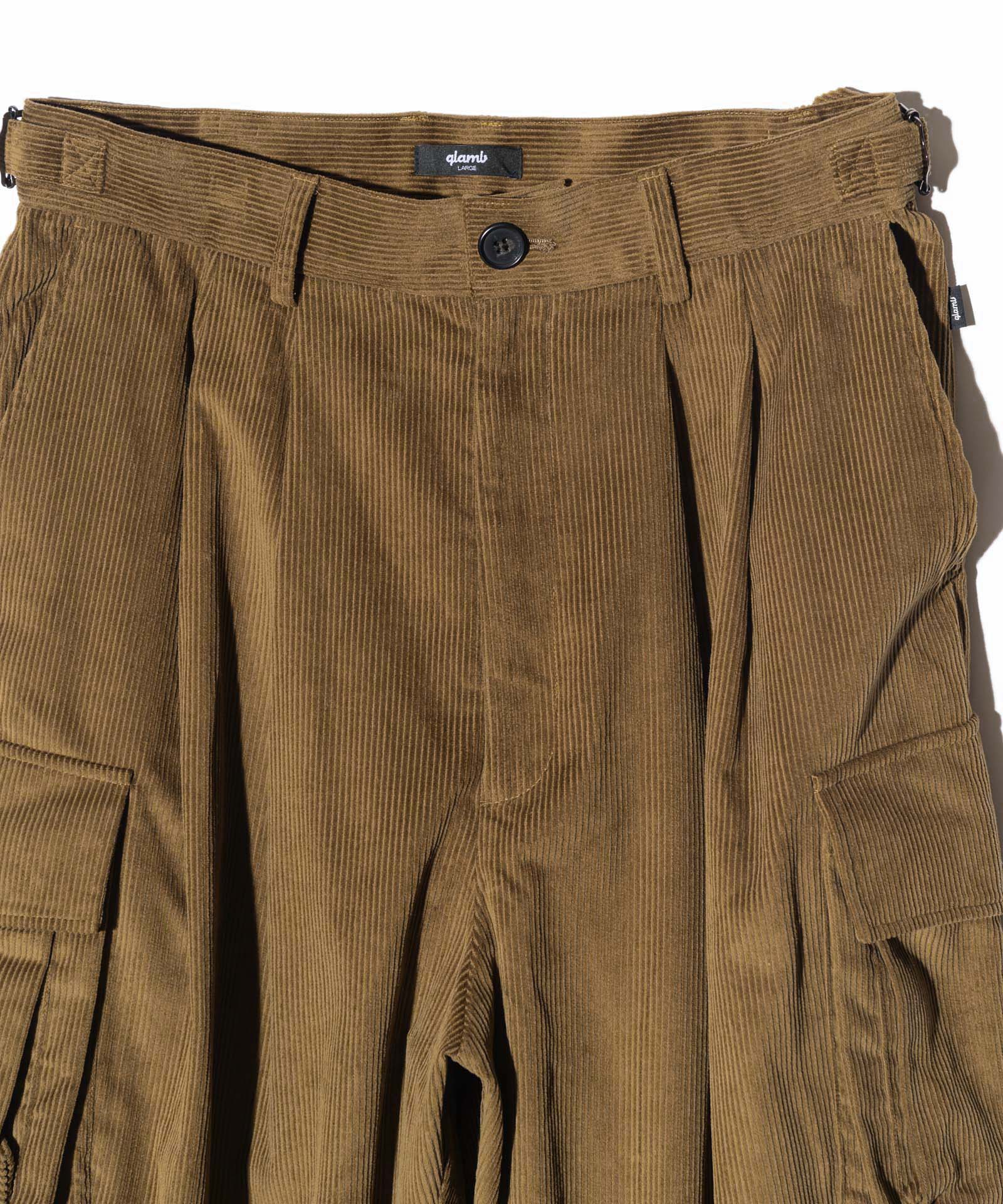 GB0125/P13: Corduroy Deformed Pants | glamb Online Store