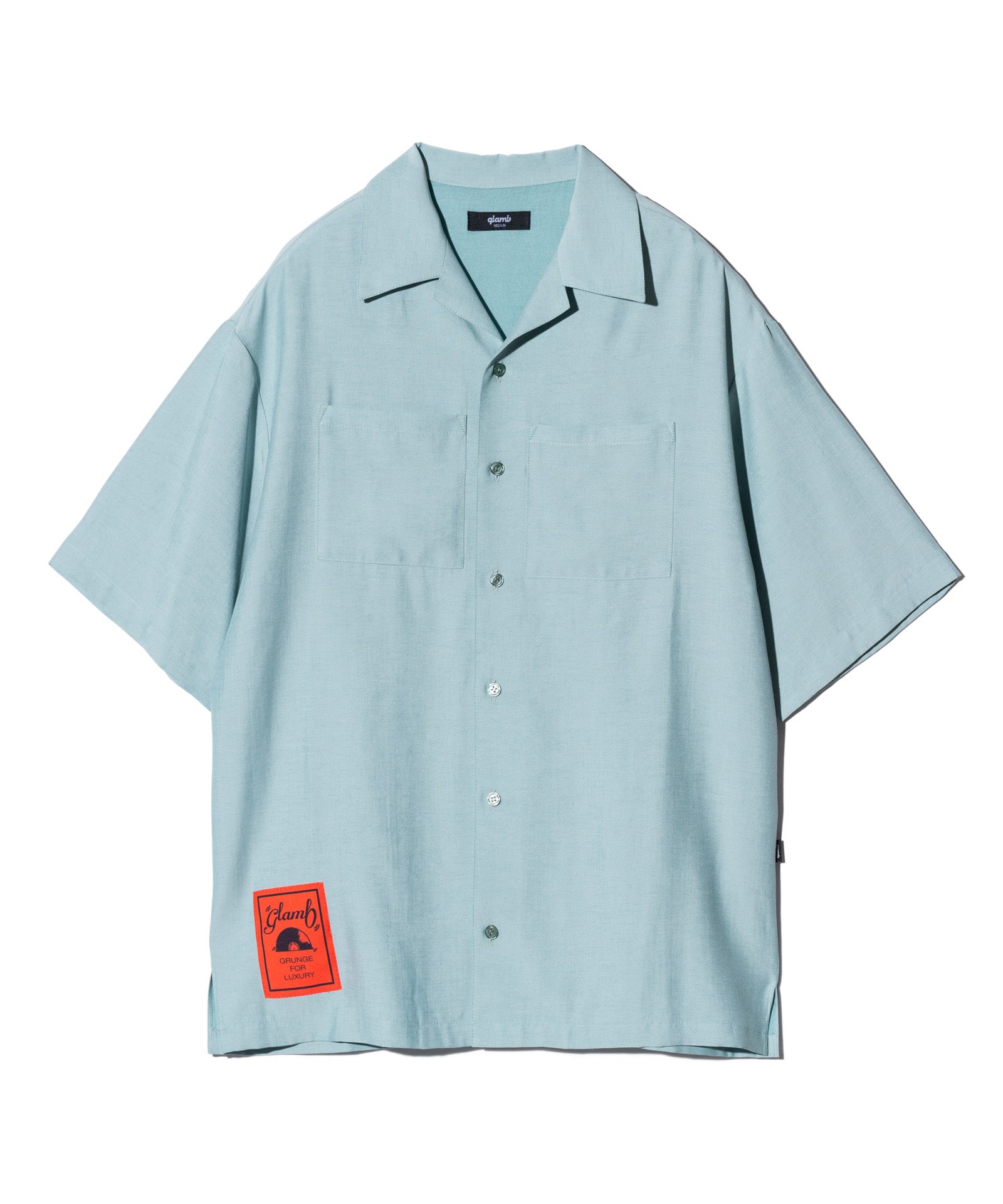 GB0125/SH08 : Orange Tag Rayon Shirt / オレンジタグレーヨンシャツ