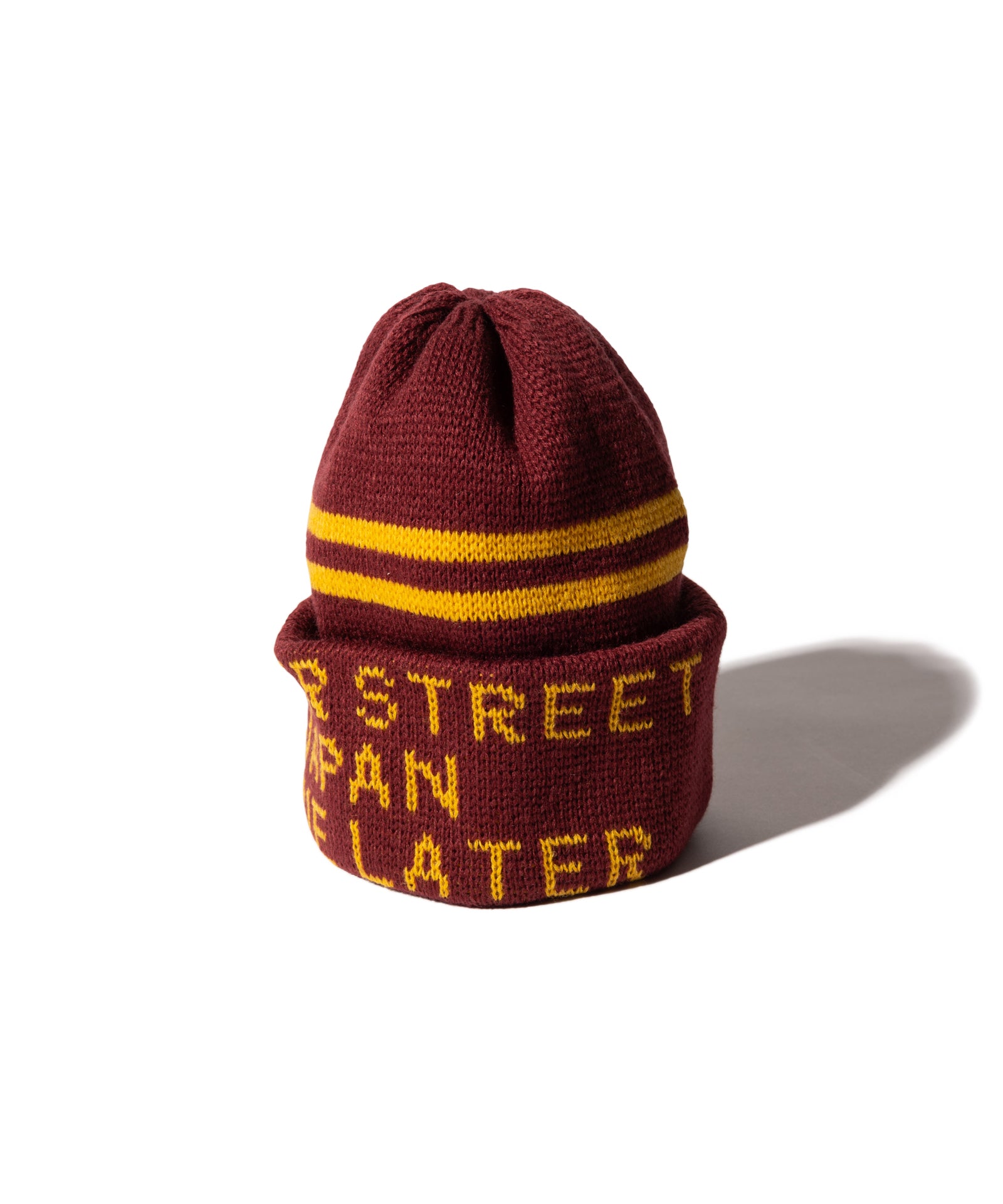 GB0425/CP01 : Lettering Knit Cap / レタリングニットキャップ