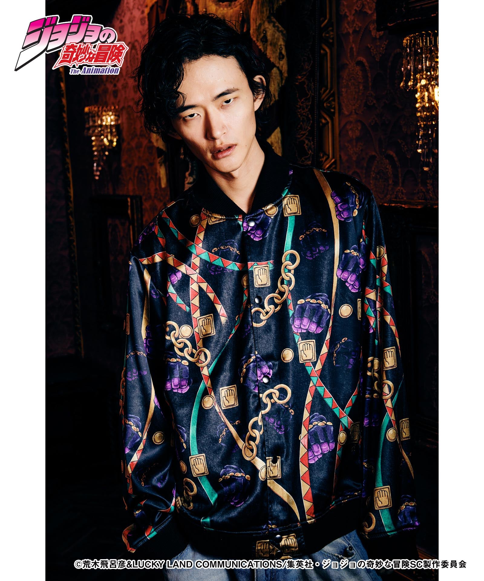 ジョジョ Glamb コラボ 承太郎ジャケット glamb Jotaro Jacket 承太郎ジャケット JOJO ジョジョ glamb