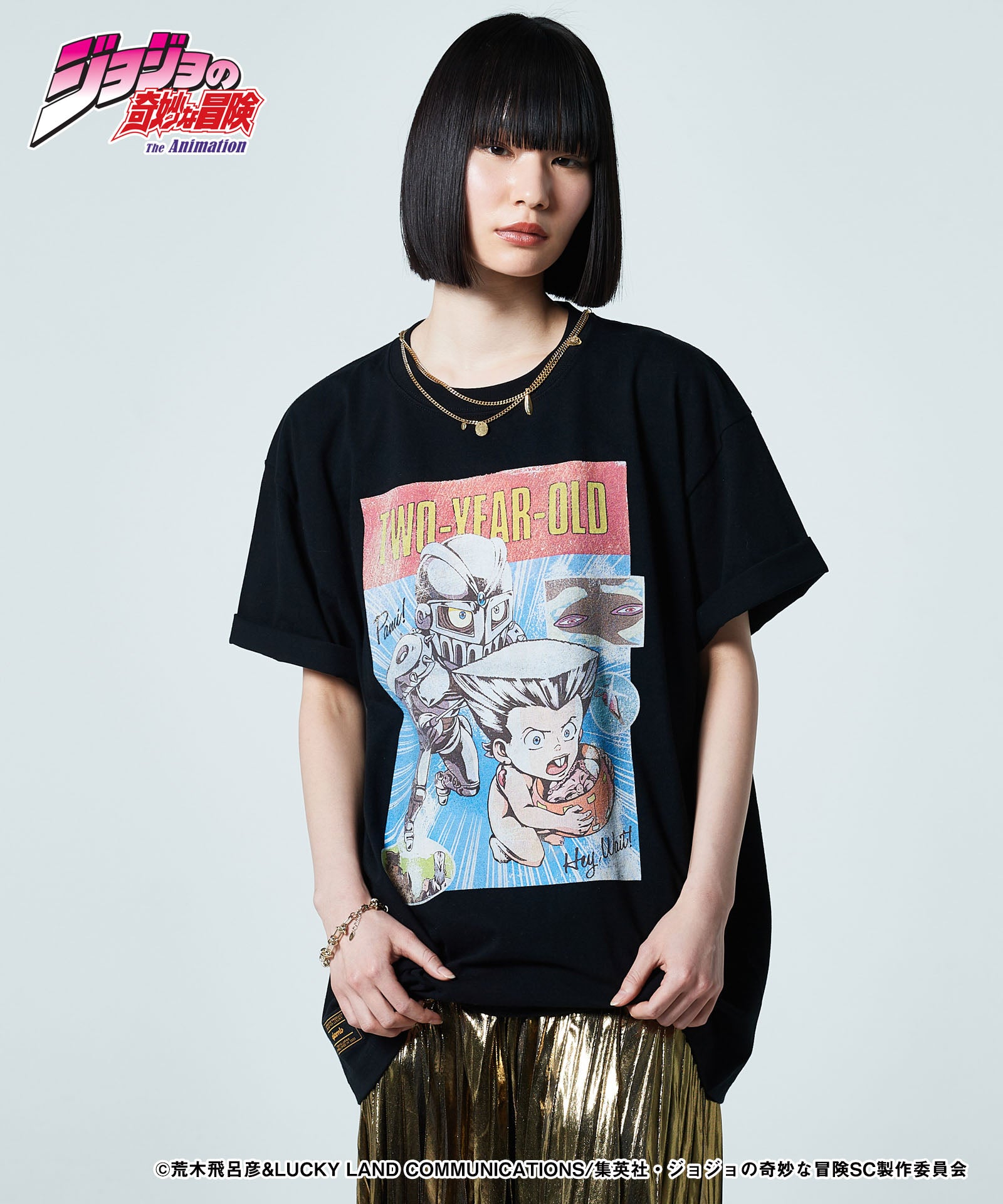 GB0224/JJ07 : De-aged Polnareff T-shirts / ディエイジドポルナレフT