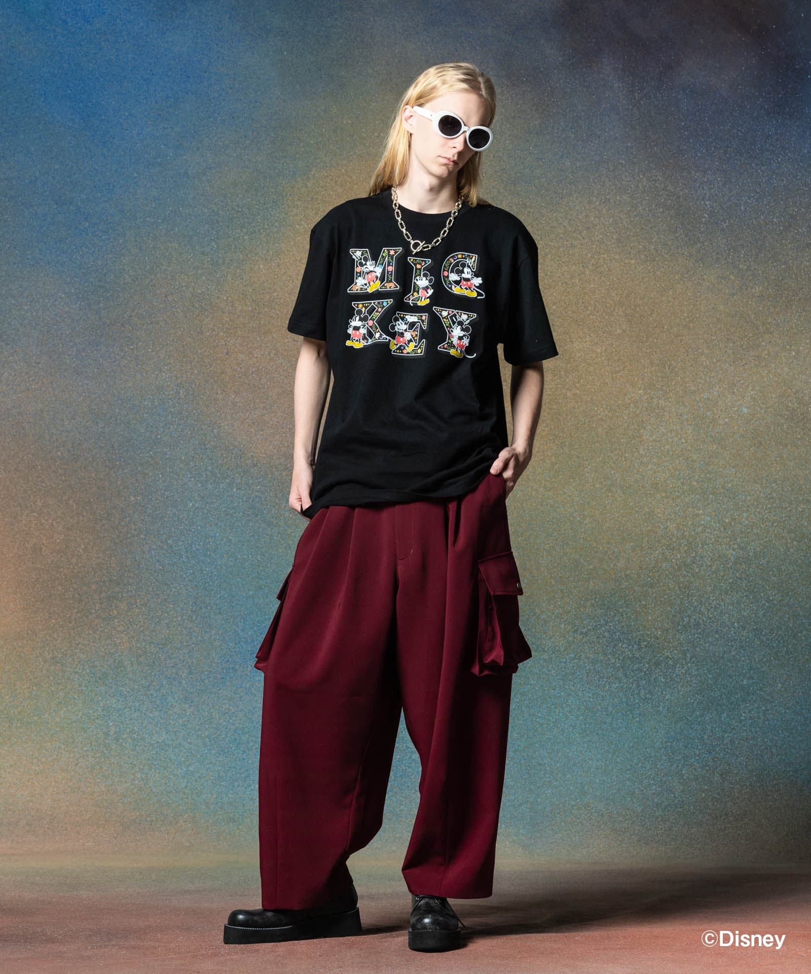 GB0225/CS04: [Mickey Mouse] Logo T-Shirt / [Mickey Mouse] Logo T