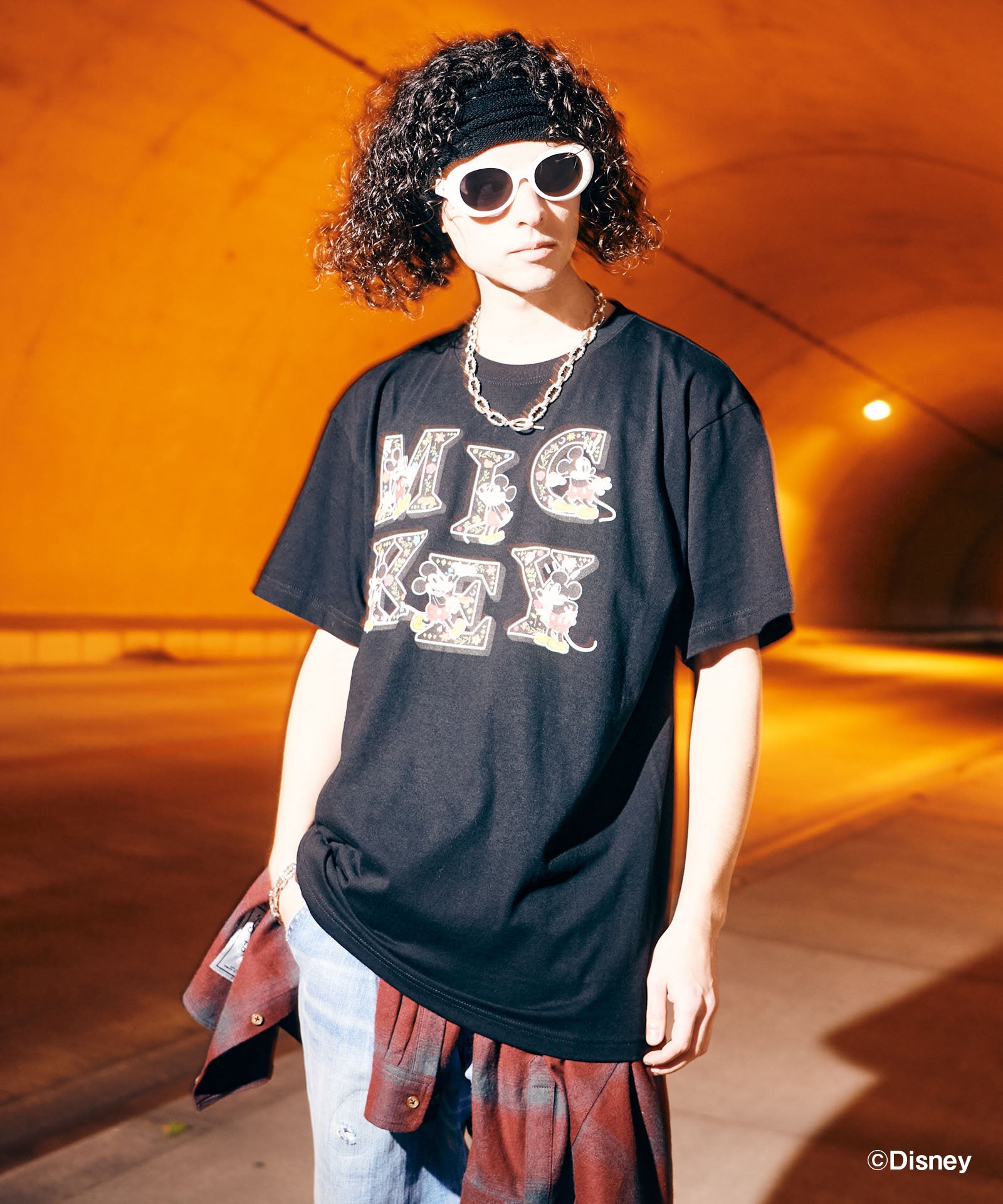 GB0225/CS04: [Mickey Mouse] Logo T-Shirt / [Mickey Mouse] Logo T