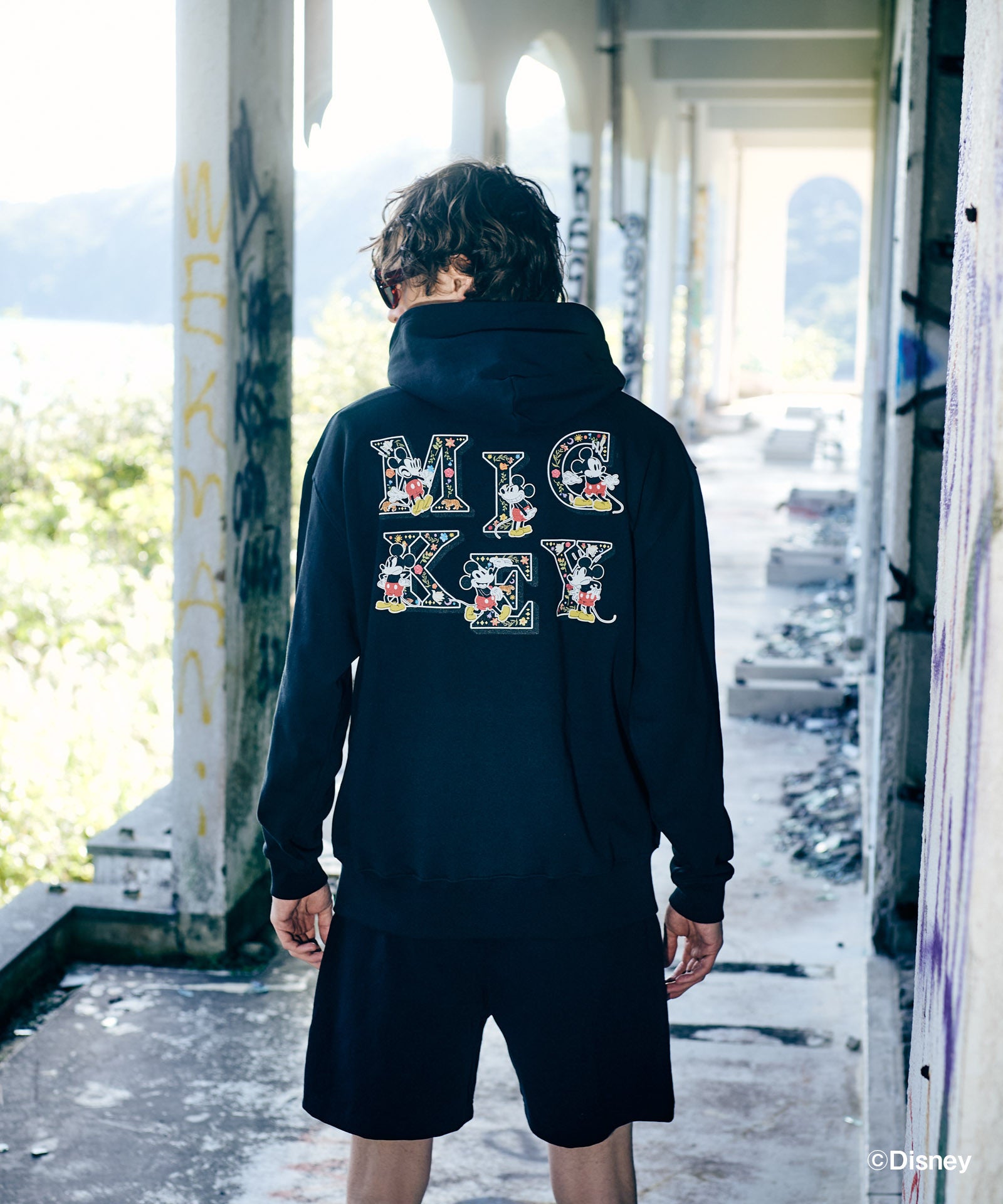 GB0225/CS05 : [Mickey Mouse] Logo Hoodie / [ミッキーマウス]ロゴ