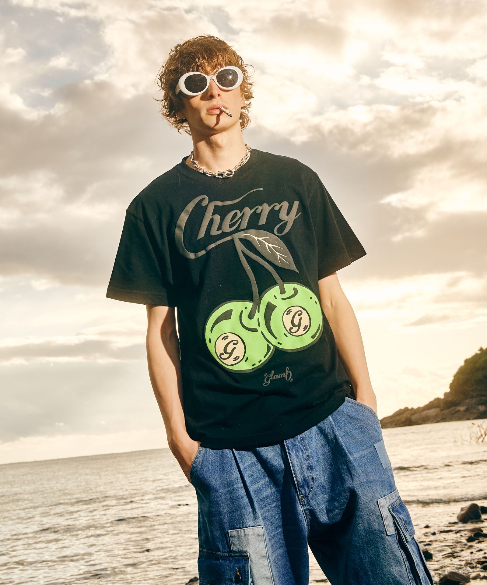 GB0225/CS06 : Cherry Ball T-Shirt / チェリーボールTシャツ – glamb