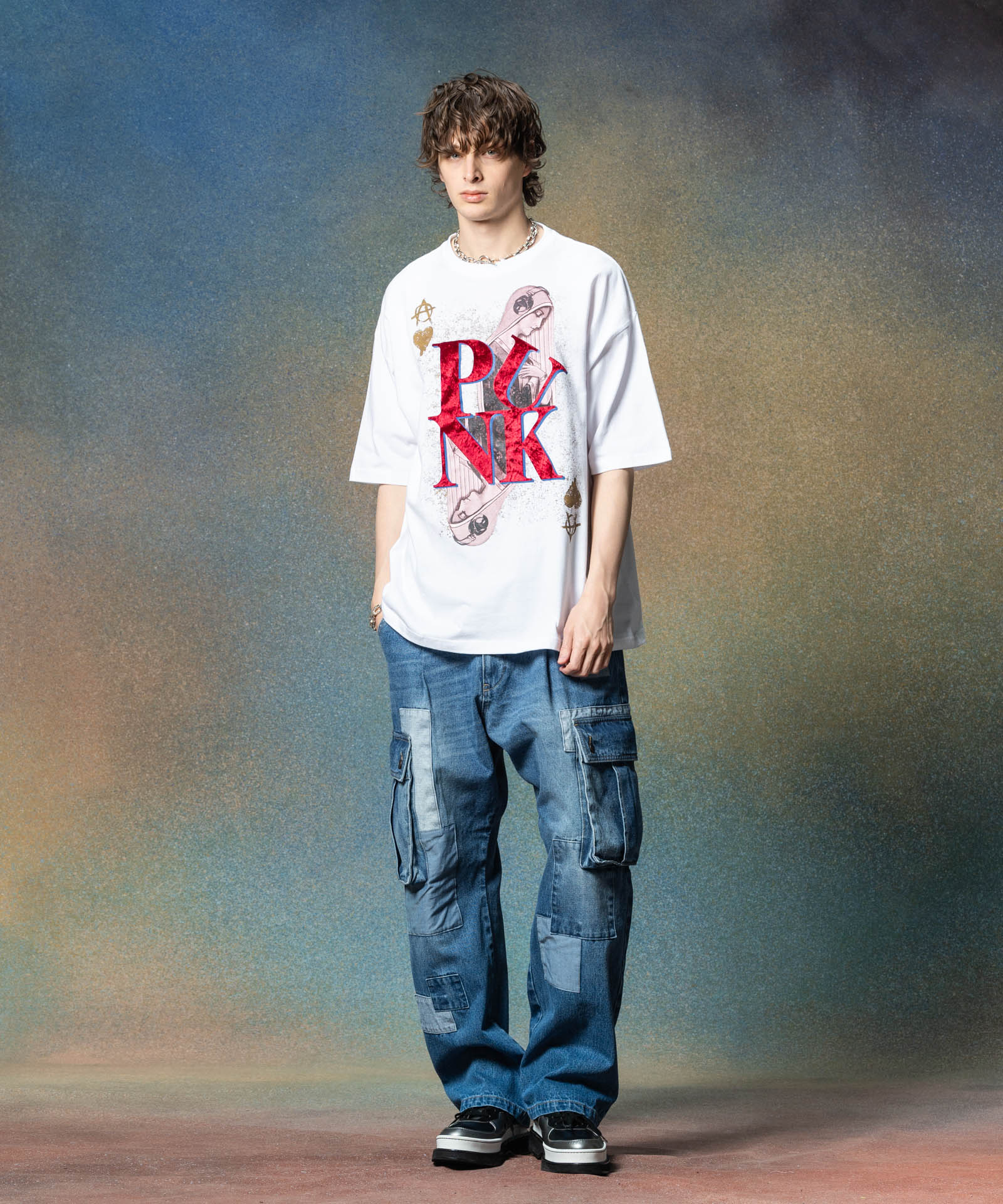 GB0225/CS07 : Punk Prayer T-Shirt / パンクプレイヤーTシャツ