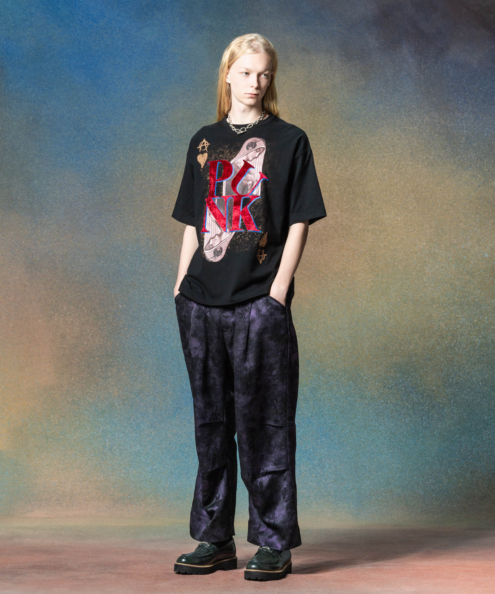 GB0225/CS07 : Punk Prayer T-Shirt / パンクプレイヤーTシャツ