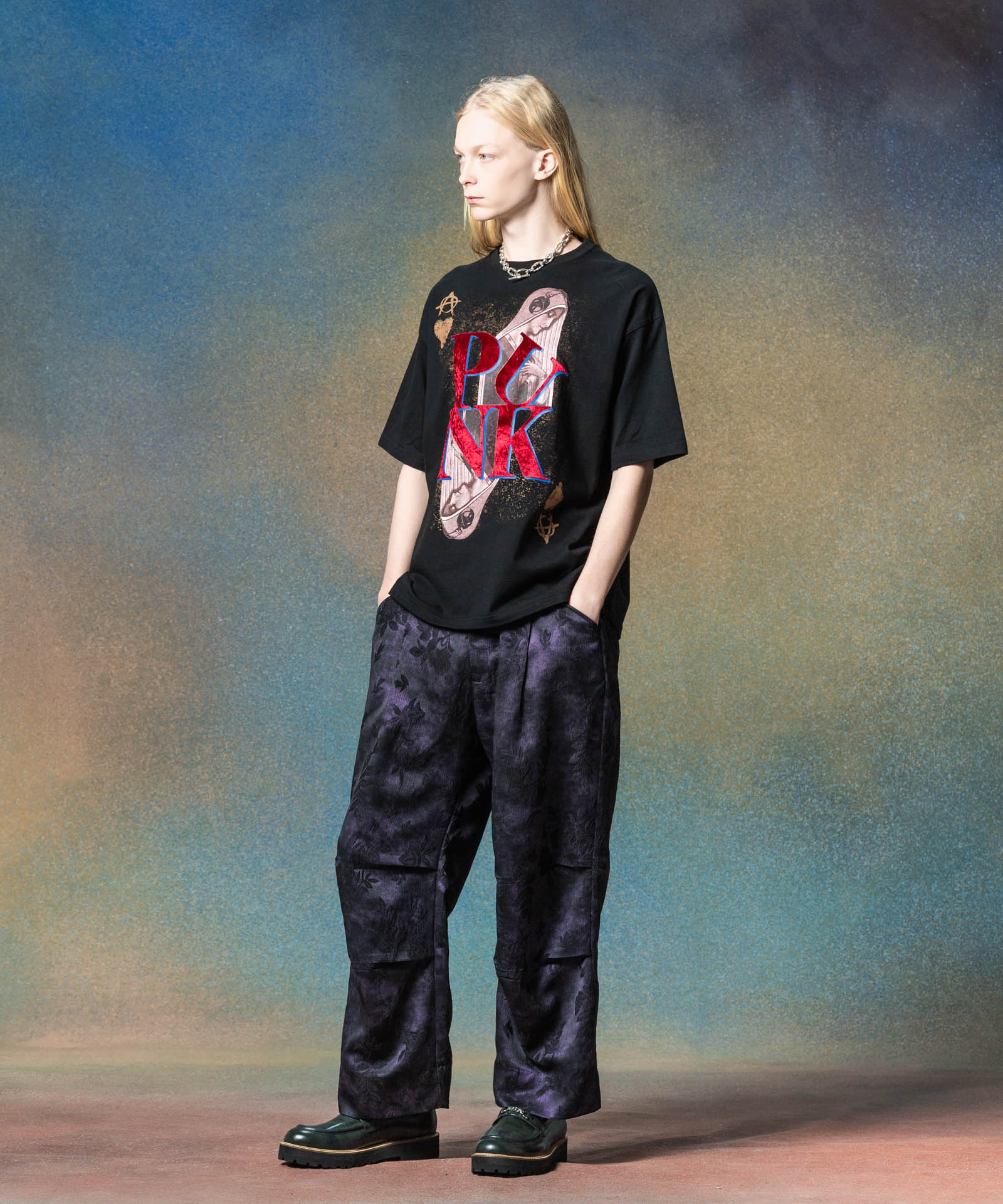 GB0225/CS07 : Punk Prayer T-Shirt / パンクプレイヤーTシャツ