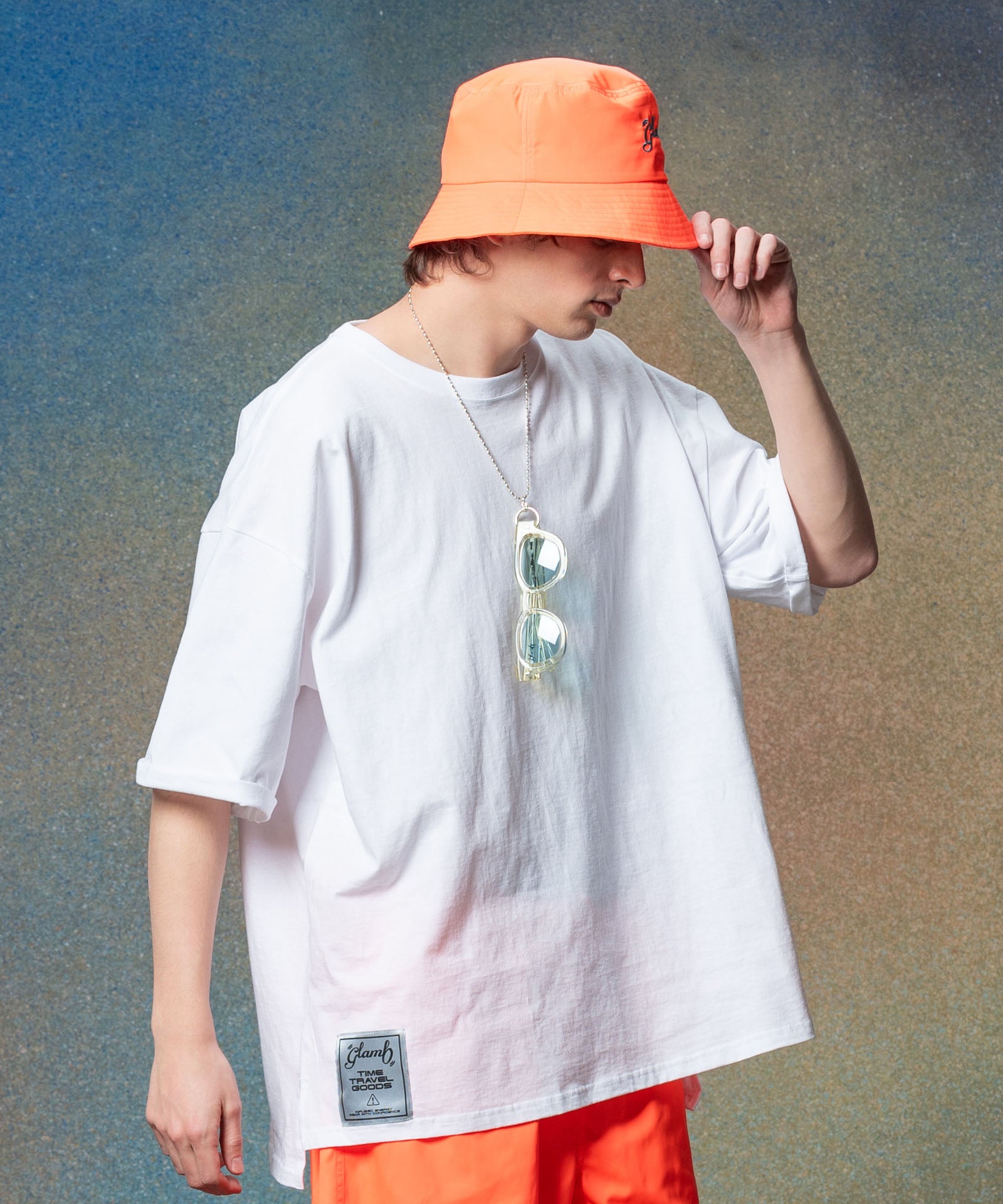 GB0225/CS15 : Silver Tag Oversize T-Shirt / シルバータグオーバー