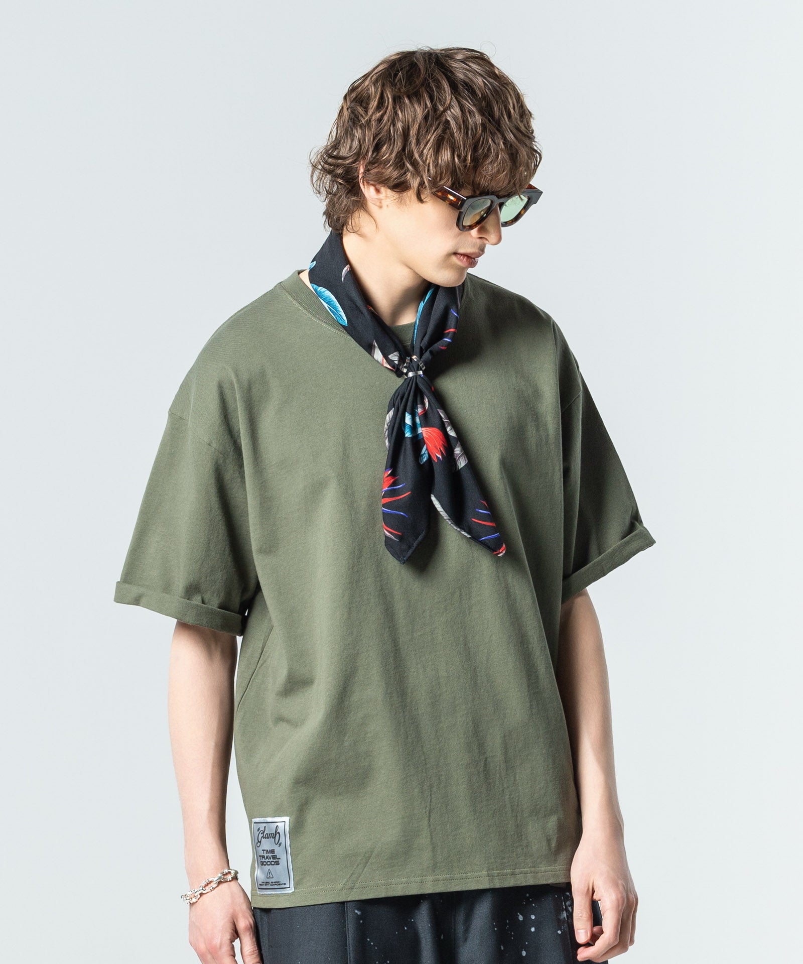 GB0225/CS15 : Silver Tag Oversize T-Shirt / シルバータグオーバー