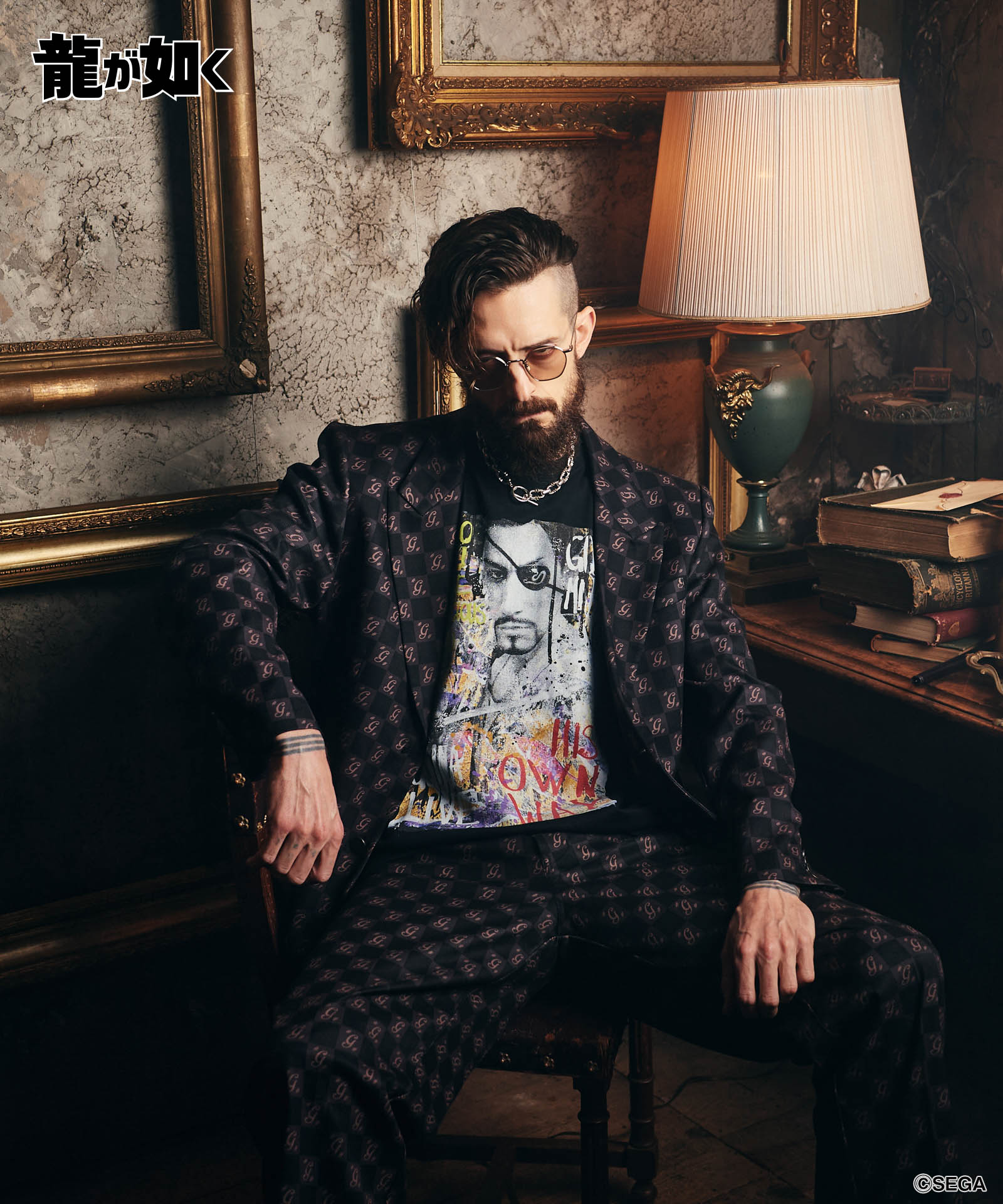 GB0225/LD03 : Goro Majima T-Shirt / ゴロウマジマTシャツ | glamb