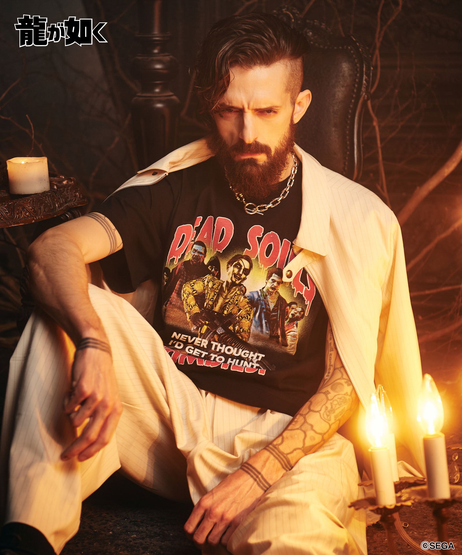 GB0225/LD04 : Dead Souls T-shirt / デッドソウルズTシャツ | glamb