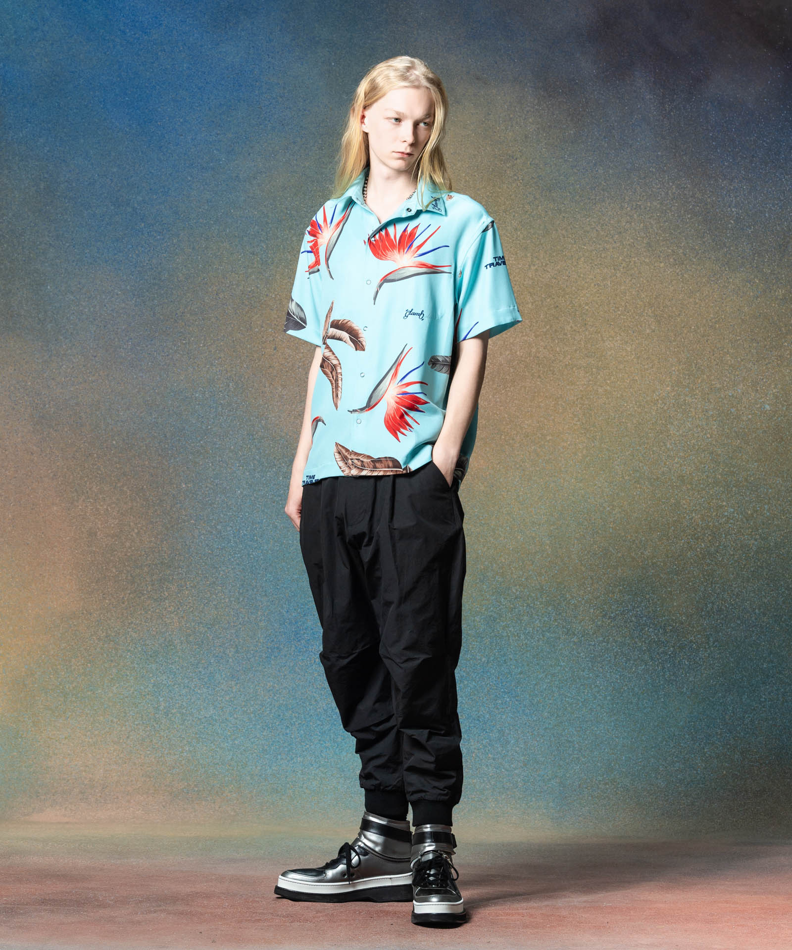 GB0225/P09 : Deformed Tuck Sarrouel Pants / デフォームタック