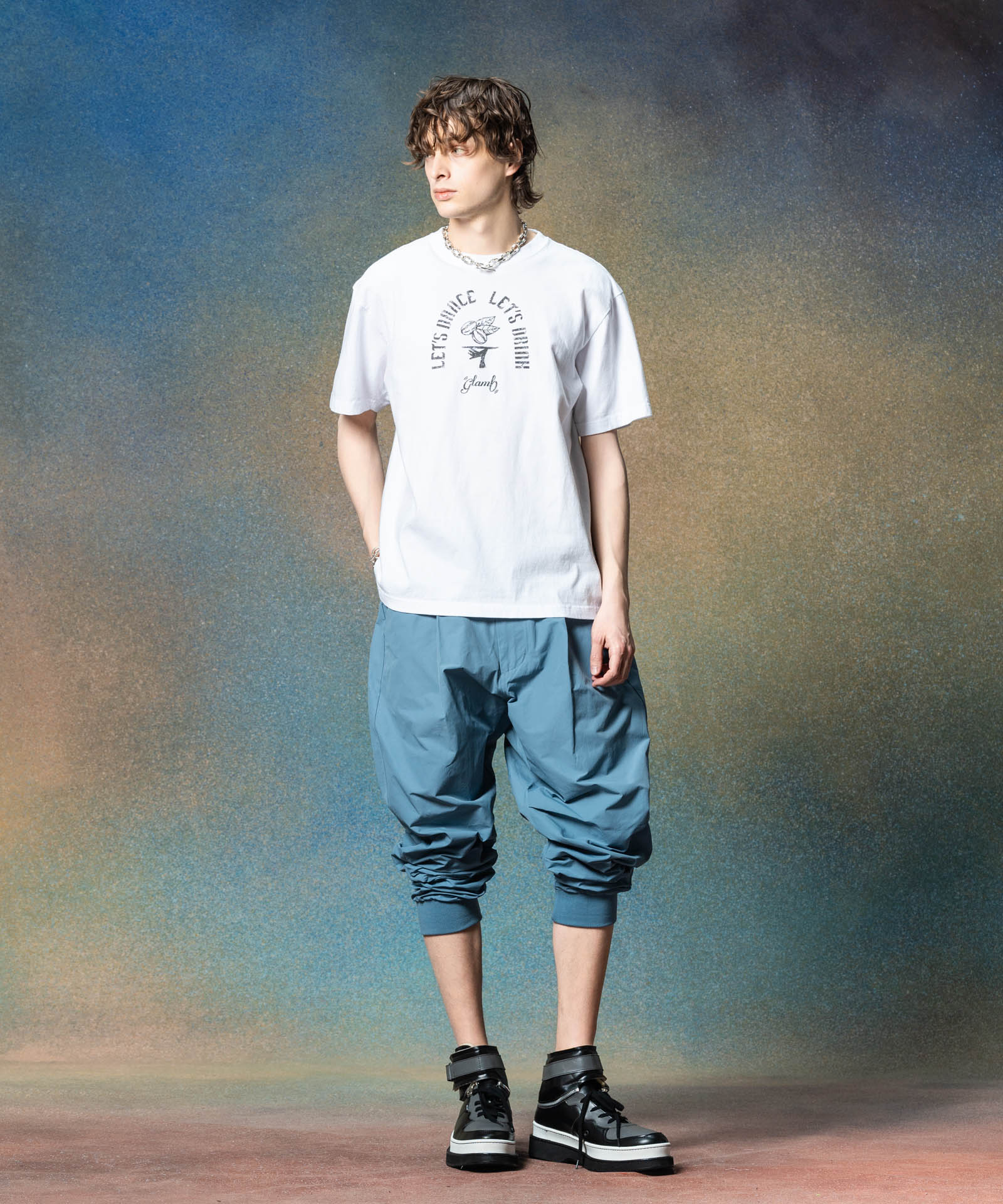 GB0225/P09 : Deformed Tuck Sarrouel Pants / デフォームタック
