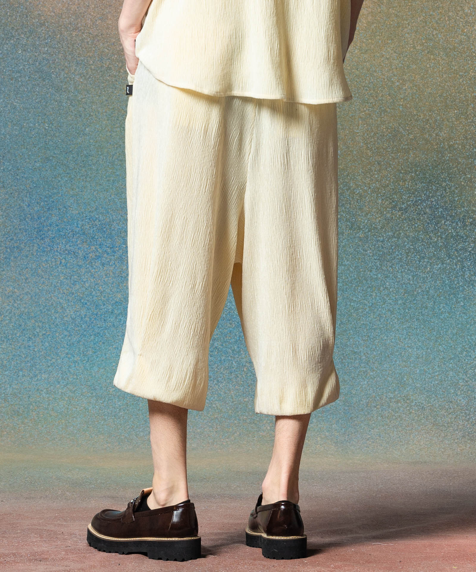 GB0225/P11 : Glamour Crepe Cropped Pants / グラマークレープ GB0225/P11 : Glamour Crepe Cropped Pants / グラマークレープ