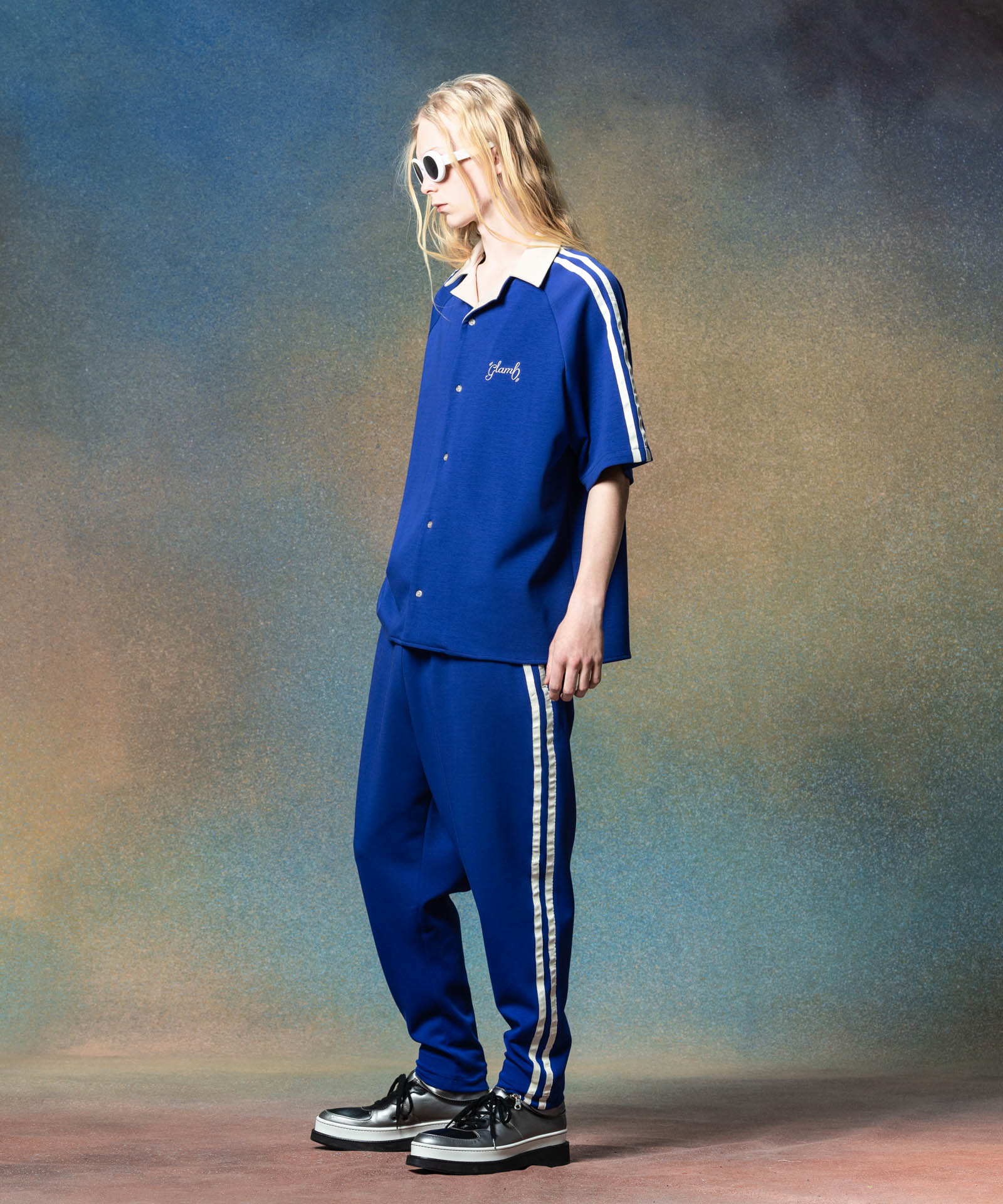 パンツ glamb Line Tape Track Pants GB0225/P15 : Line Tape Track Pants / ラインテープトラック