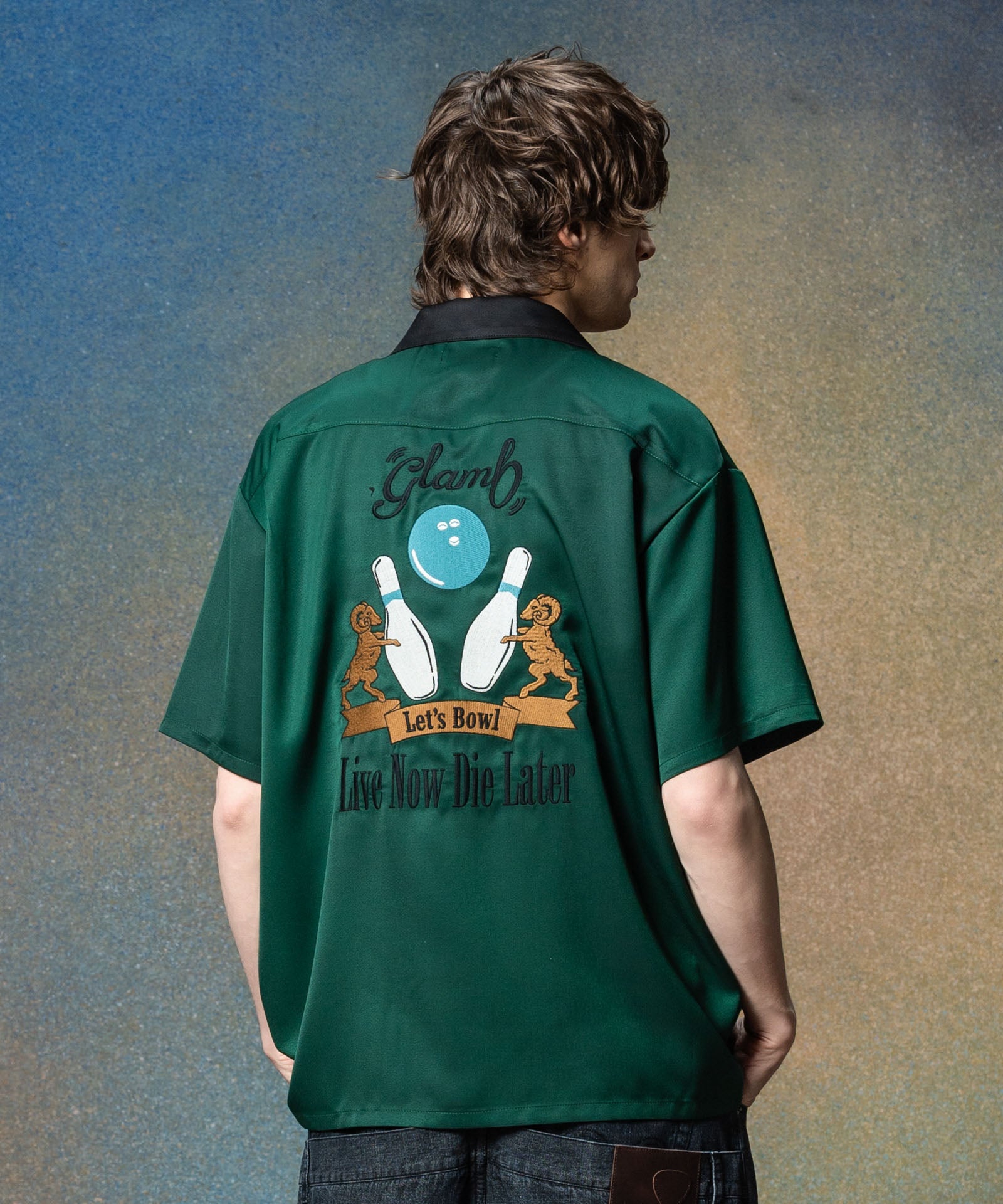 GB0225/SH03 : Good Luck Bowling Shirt / グッドラックボウリング