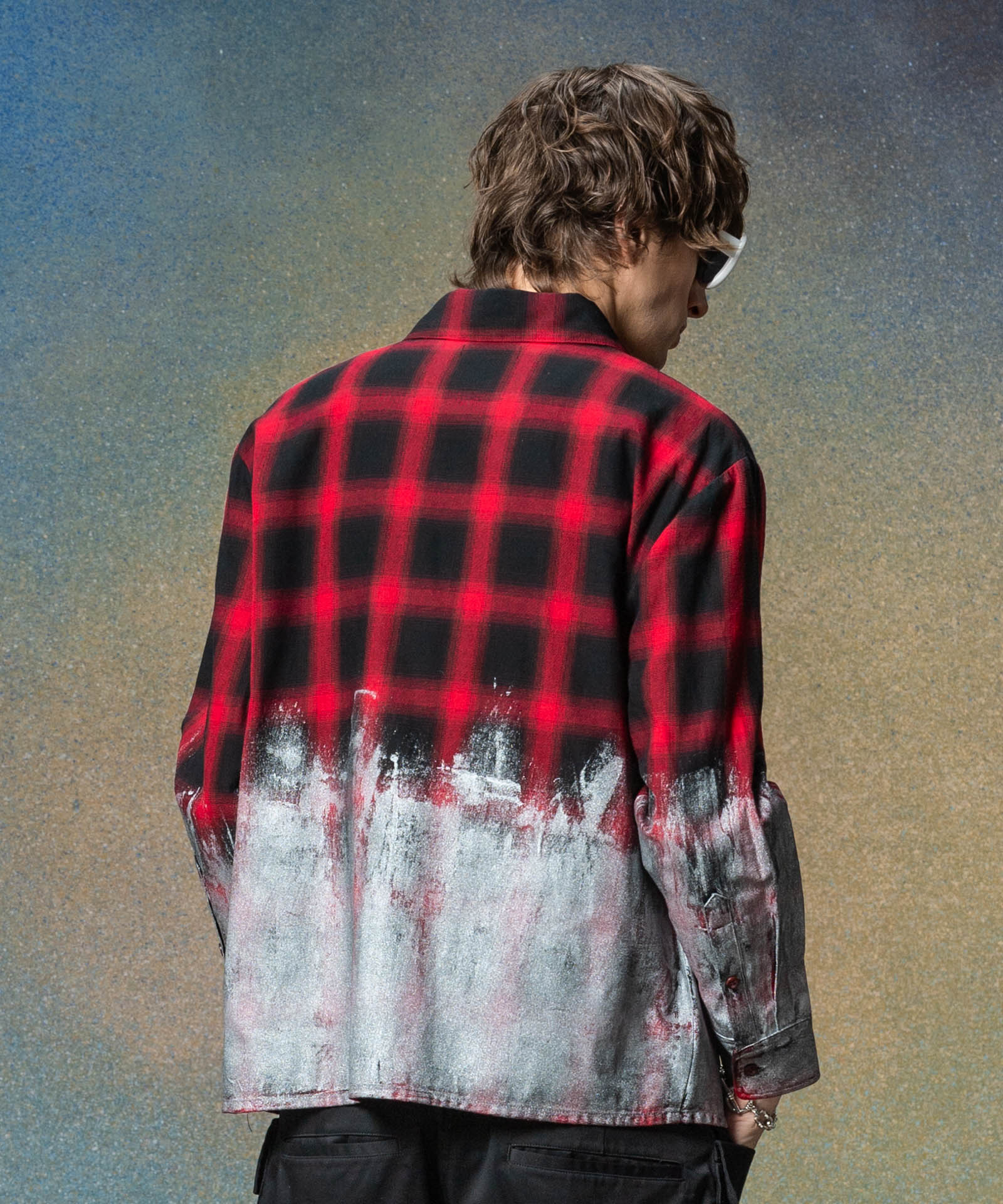 GB0225/SH04 : Glitter Check Shirt / グリッターチェックシャツ