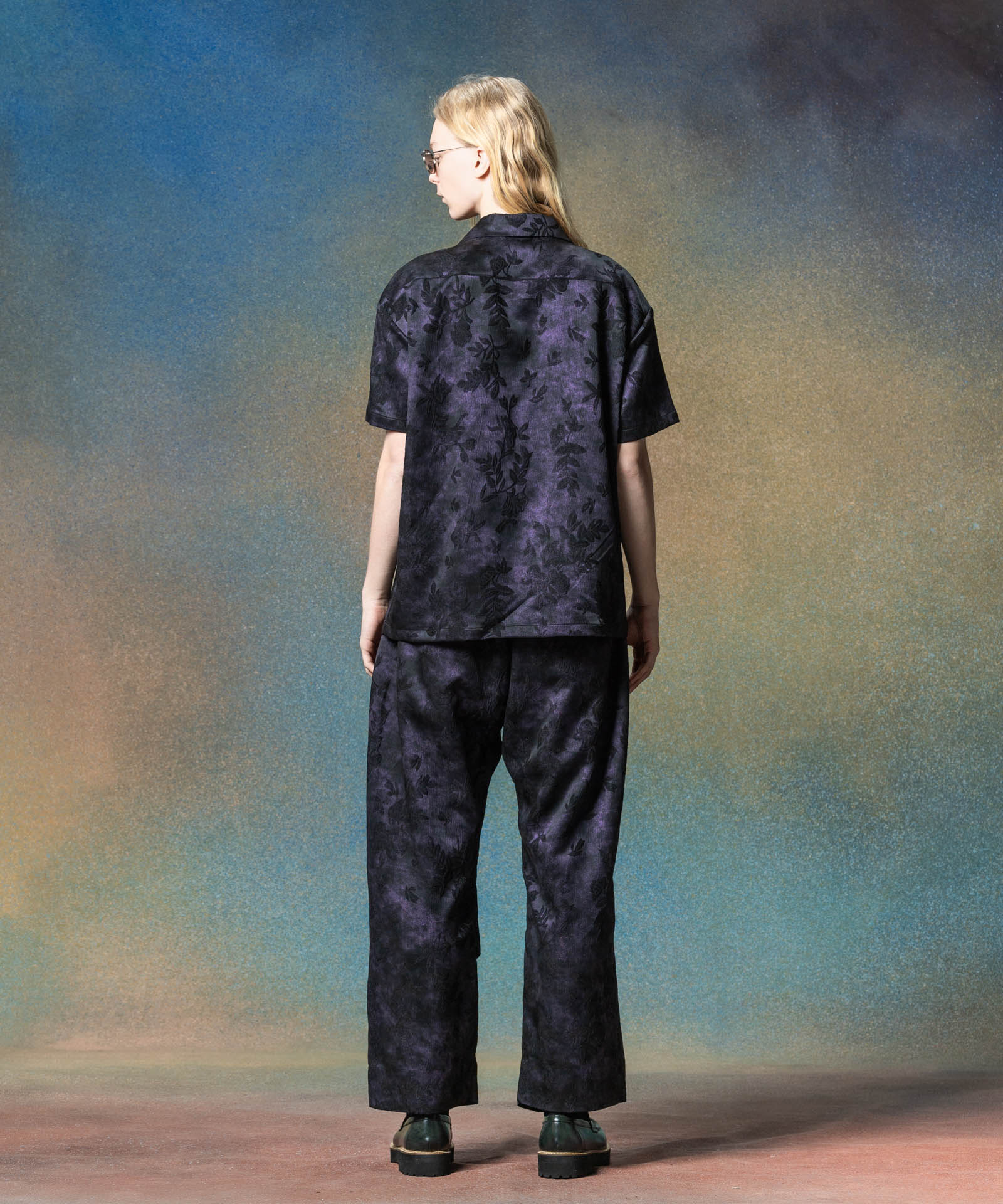 GB0225/SH05 : Glitter Botanic Aloha Shirt / グリッターボタニック