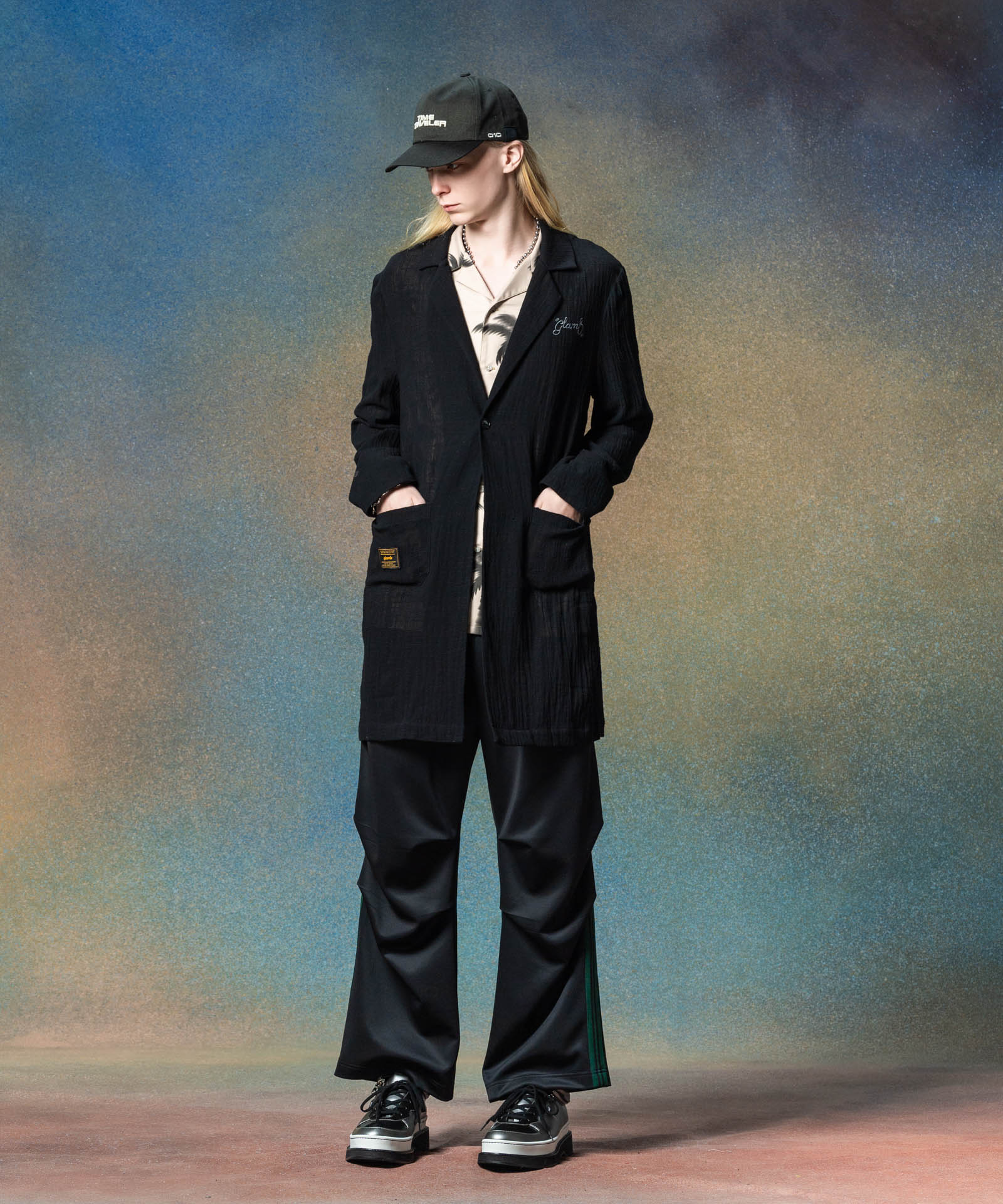 GB0225/SH06 : Sheer Long Shirt / シアーロングシャツ – glamb Online