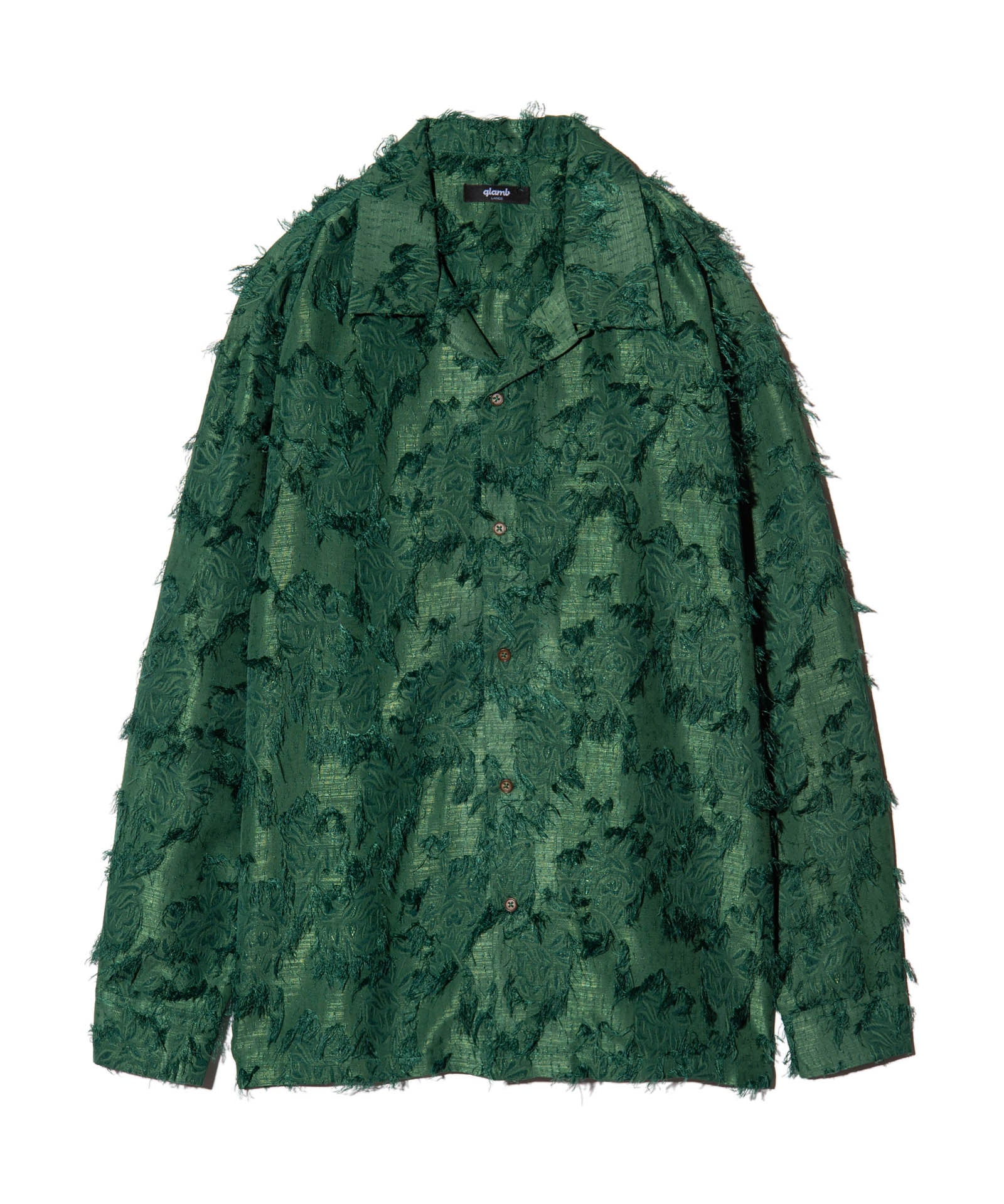 GB0225/SH08 : Fuzzy Scarf Shirt / ファジースカーフシャツ | glamb