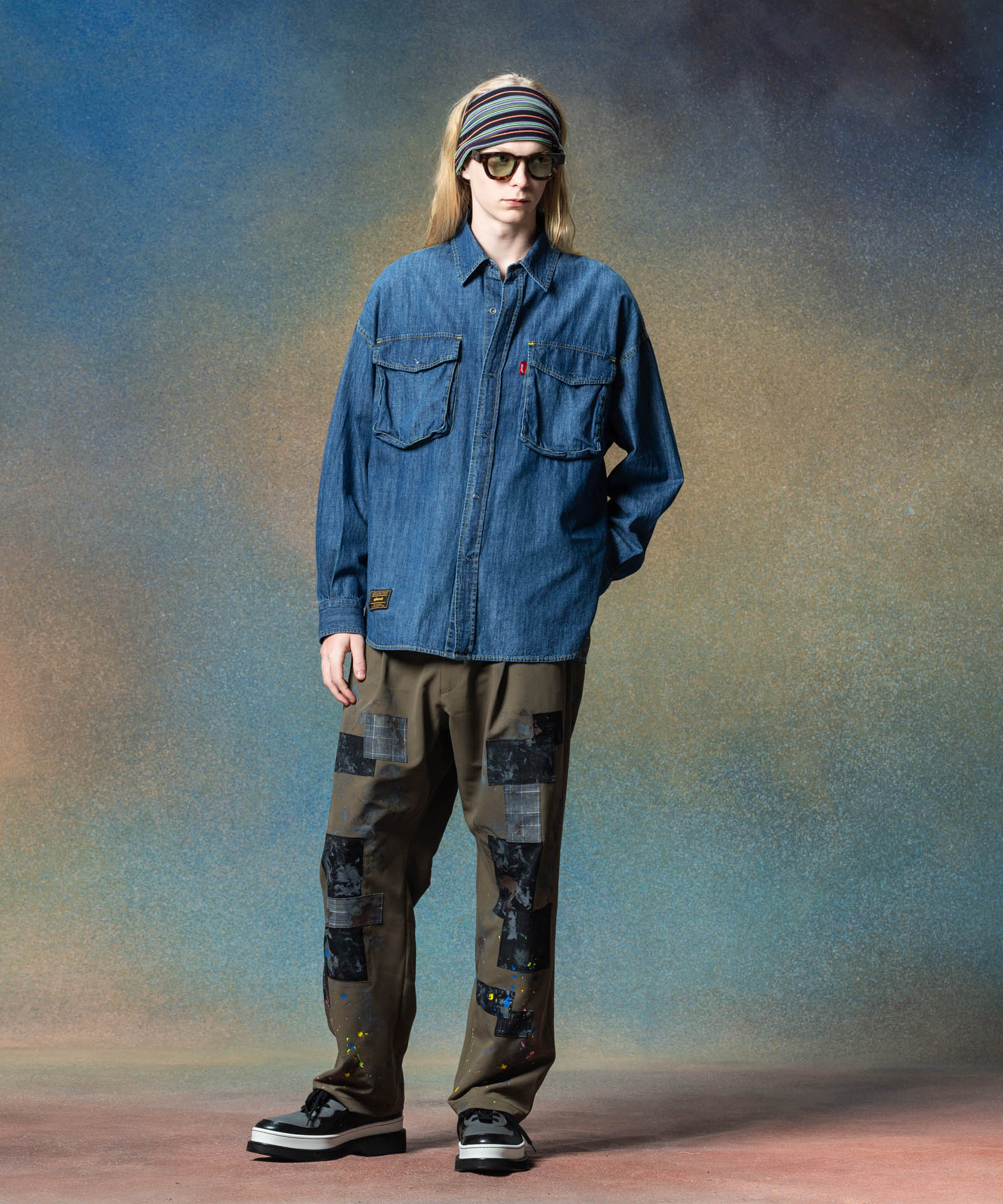 GB0225/SH09 : All Time Denim Shirt / オールタイムデニムシャツ