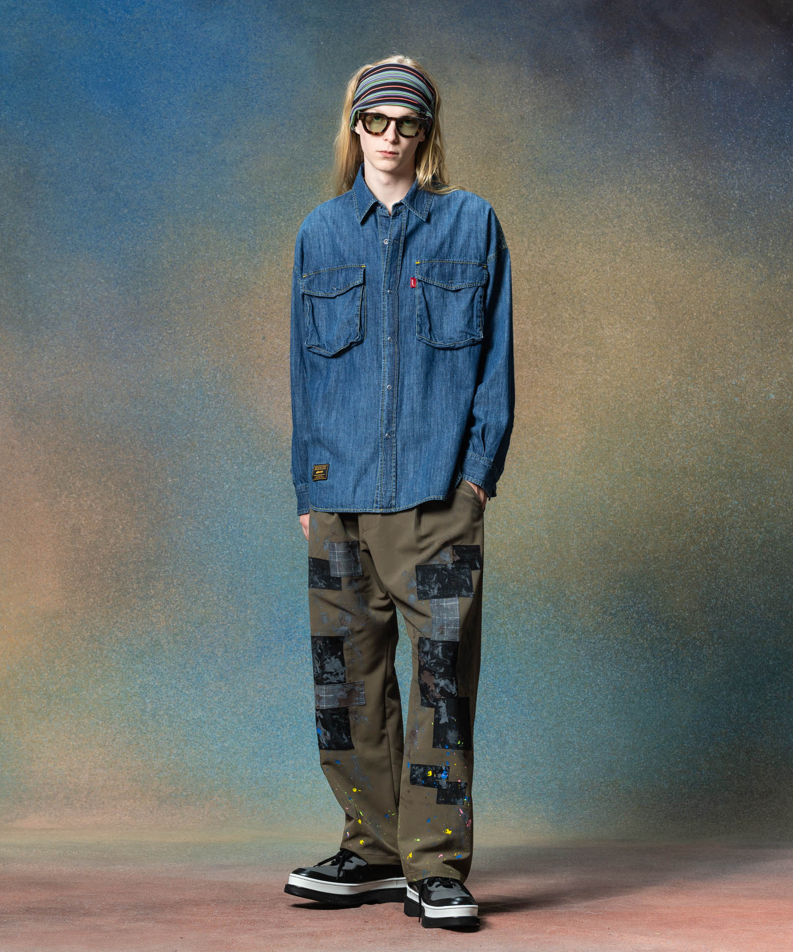 GB0225/SH09 : All Time Denim Shirt / オールタイムデニムシャツ