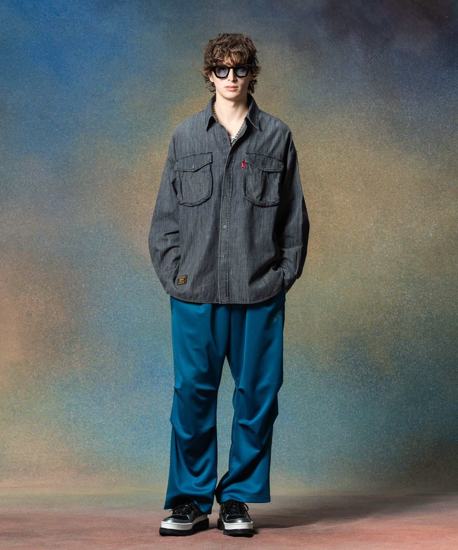 GB0225/SH09 : All Time Denim Shirt / オールタイムデニムシャツ