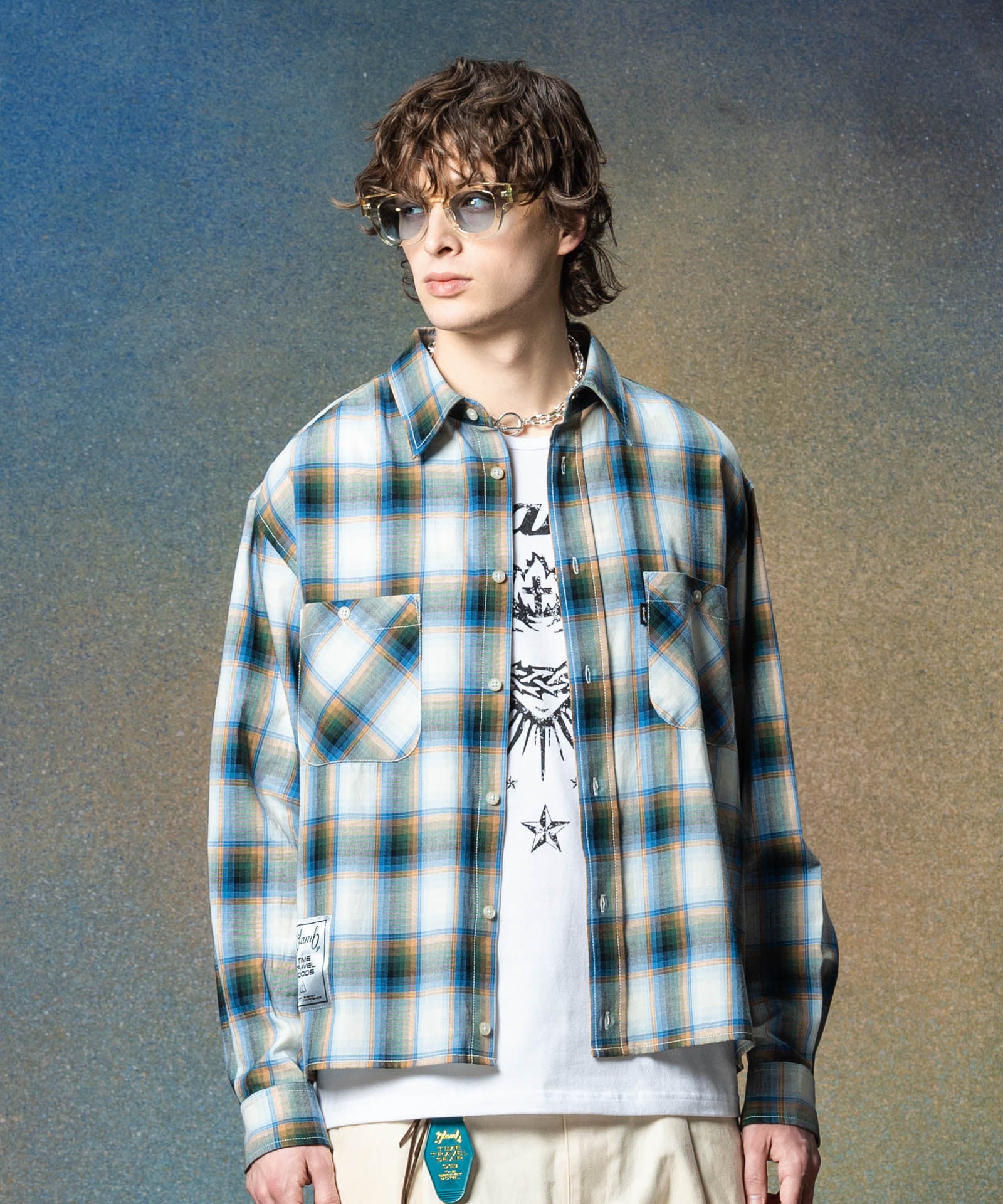 GB0225/SH13 : Short Check Shirt / ショートチェックシャツ | glamb