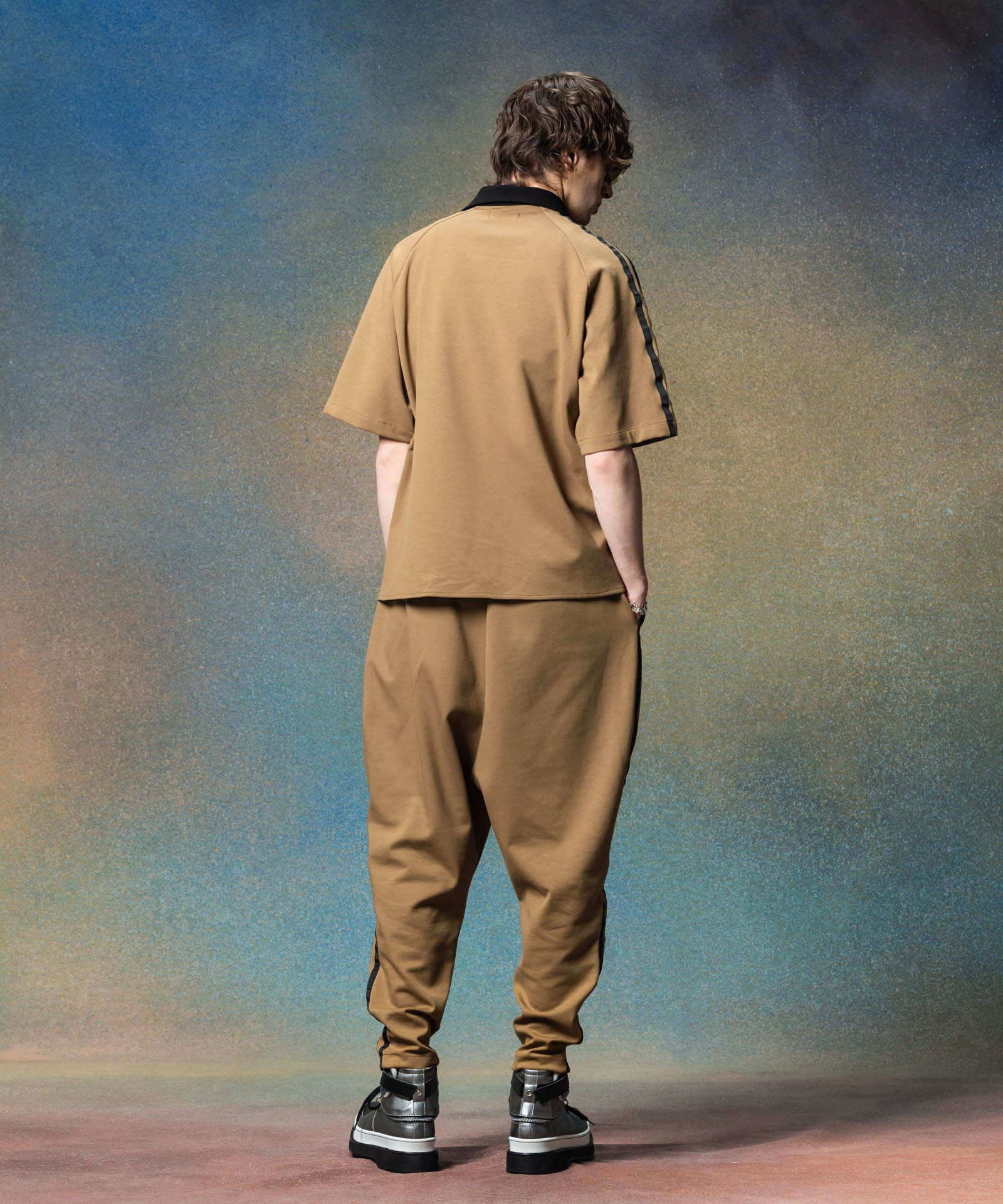 GB0225/SH15 : Line Tape Track Shirt / ラインテープトラックシャツ