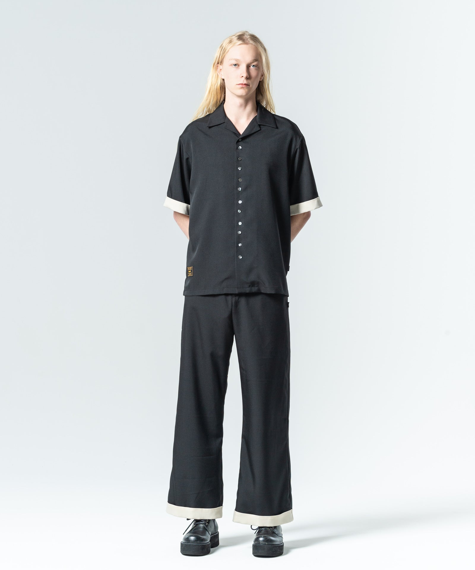 GB0225/SH16 : Suit Fabric Pajamas Shirt / スーツファブリック
