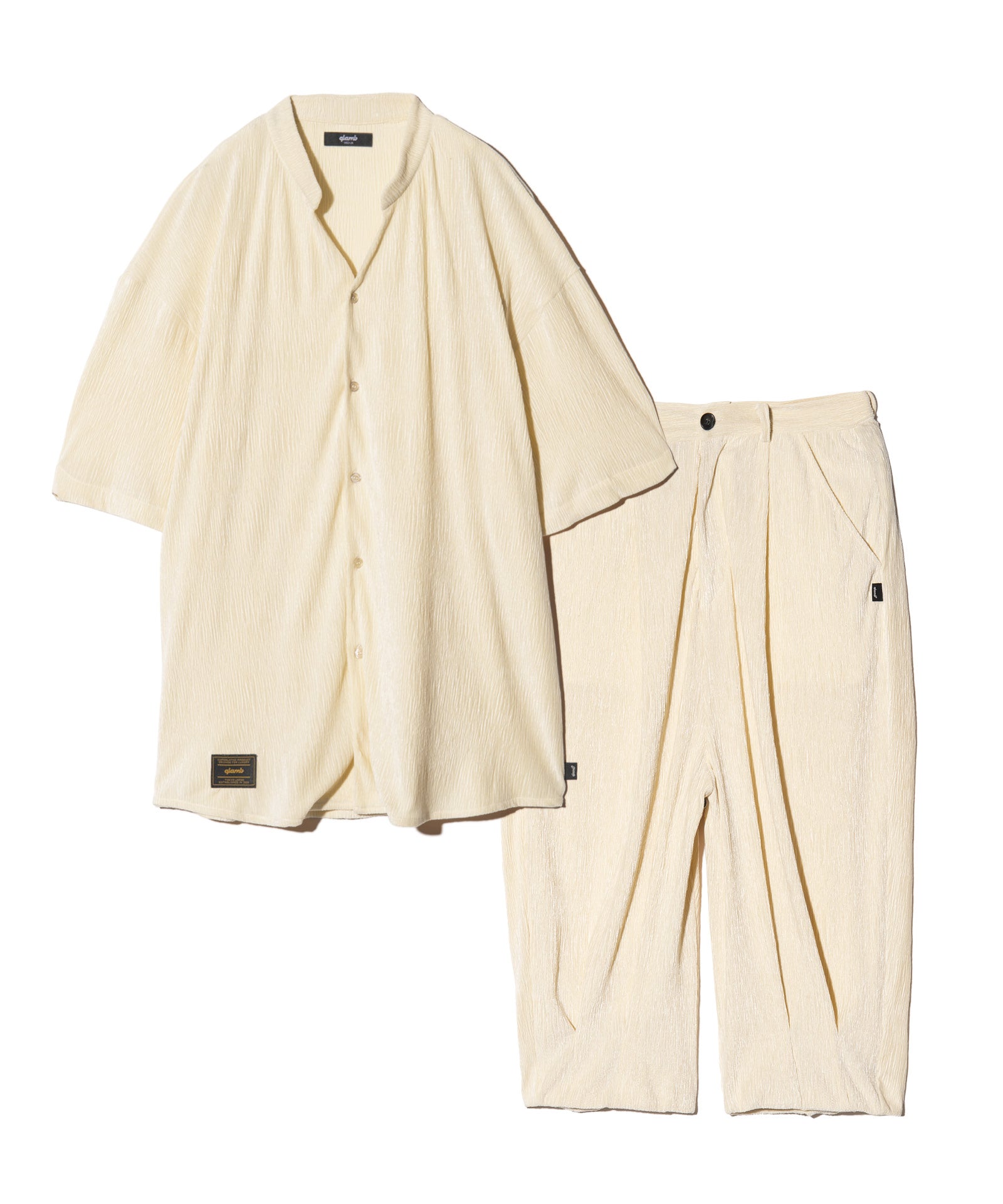 shonan.bg3Cph/Golf™ セットアップ GB0225/ST03 : Glamour Crepe Shirt Set Up / グラマークレープシャツ