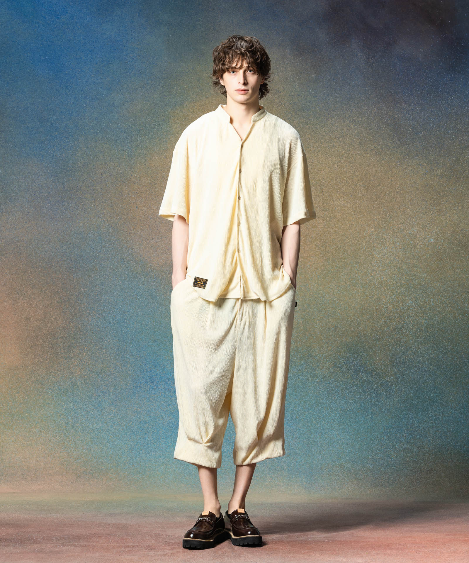 GB0225/ST03 : Glamour Crepe Shirt Set Up / グラマークレープシャツ