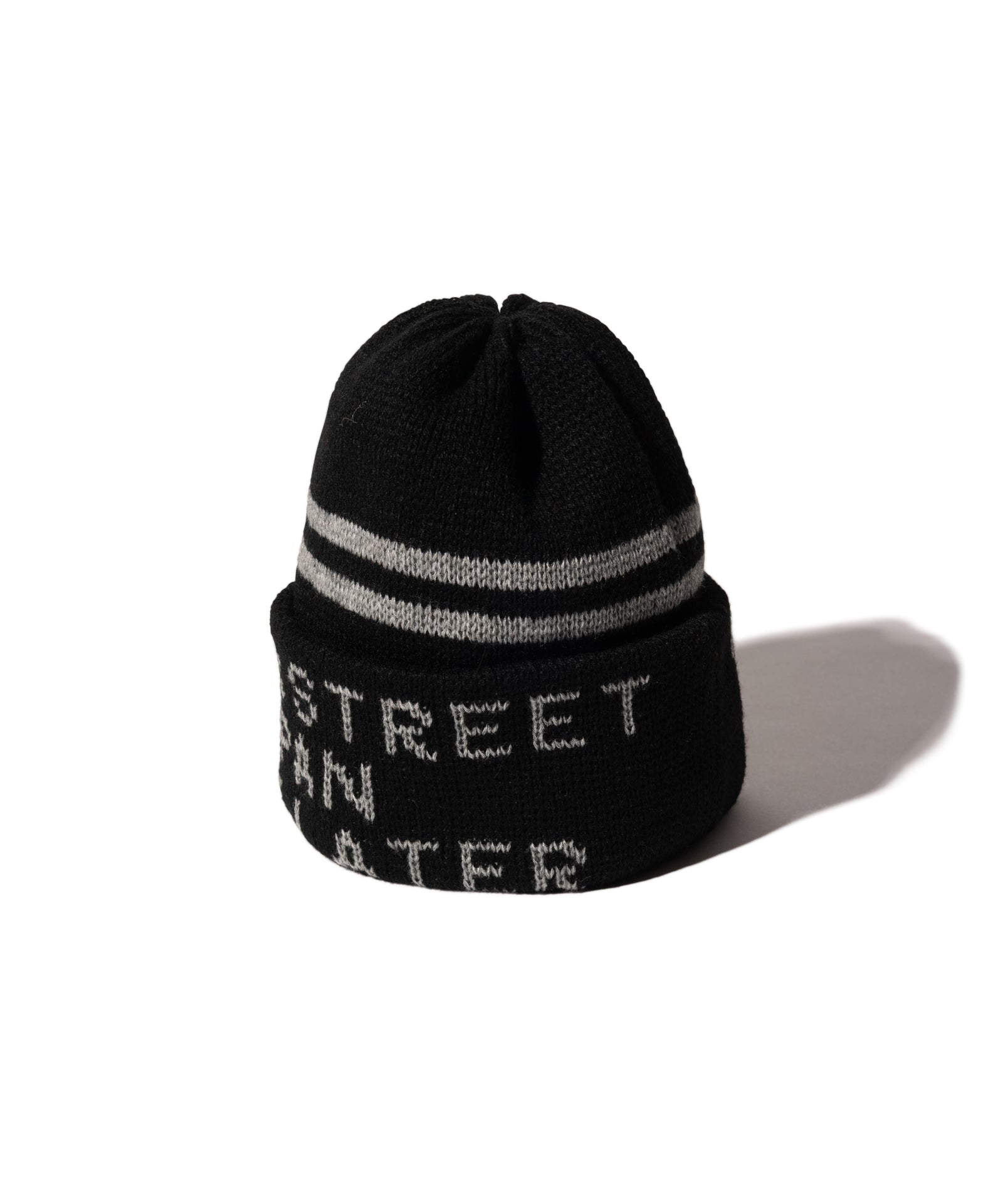 kapital キャピタル ニット帽　ビーニー ロングキャップ ブラック 中古 キャピタル KAPITAL 5G クラブ ニット CAP リブ編み ローゲージ